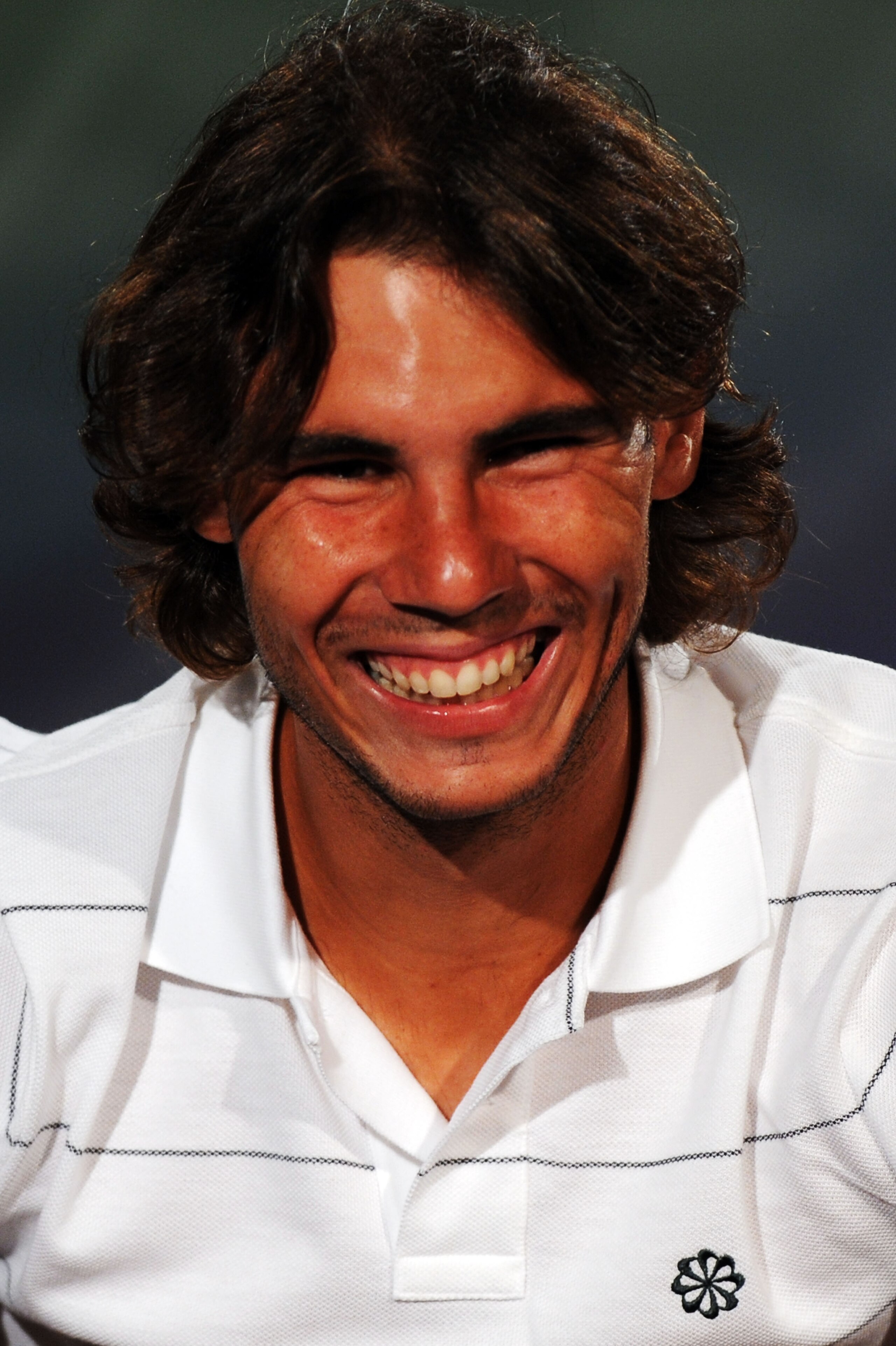LONDON, ENGLAND - JULY 04:  2010 Men's Singles Final Champion, Rafael Nadal of Spain speaks during a press conference after defeating Tomas Berdych of Czech Republic on Day Thirteen of the Wimbledon Lawn Tennis Championships at the All England Lawn Tennis