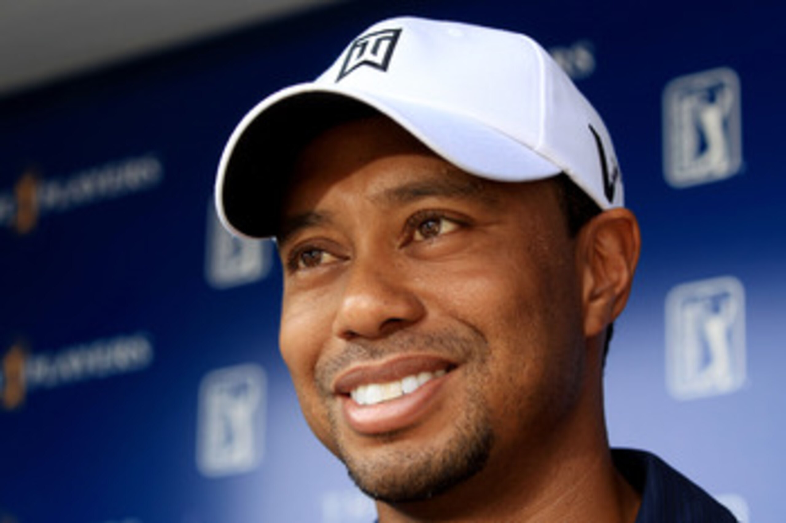 PONTE VEDRA BEACH, FL - MAY 12:  Tiger Woods addresses the media after withdrawing on the ninth hole during the first round of THE PLAYERS Championship held at THE PLAYERS Stadium course at TPC Sawgrass on May 12, 2011 in Ponte Vedra Beach, Florida. Woods