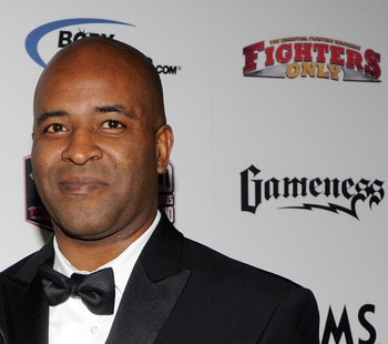 LAS VEGAS, NV - DECEMBER 01:  Mixed martial artist and coach Rafael Cordeiro (R) and his wife Luciane Cordeiro arrive at the third annual Fighters Only World Mixed Martial Arts Awards 2010 at the Palms Casino Resort December 1, 2010 in Las Vegas, Nevada.