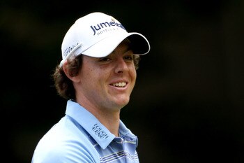 BETHESDA, MD - JUNE 17:  Rory McIlroy of Northern Ireland smiles as he walks off the 11th green during the second round of the 111th U.S. Open at Congressional Country Club on June 17, 2011 in Bethesda, Maryland.  (Photo by Andrew Redington/Getty Images)