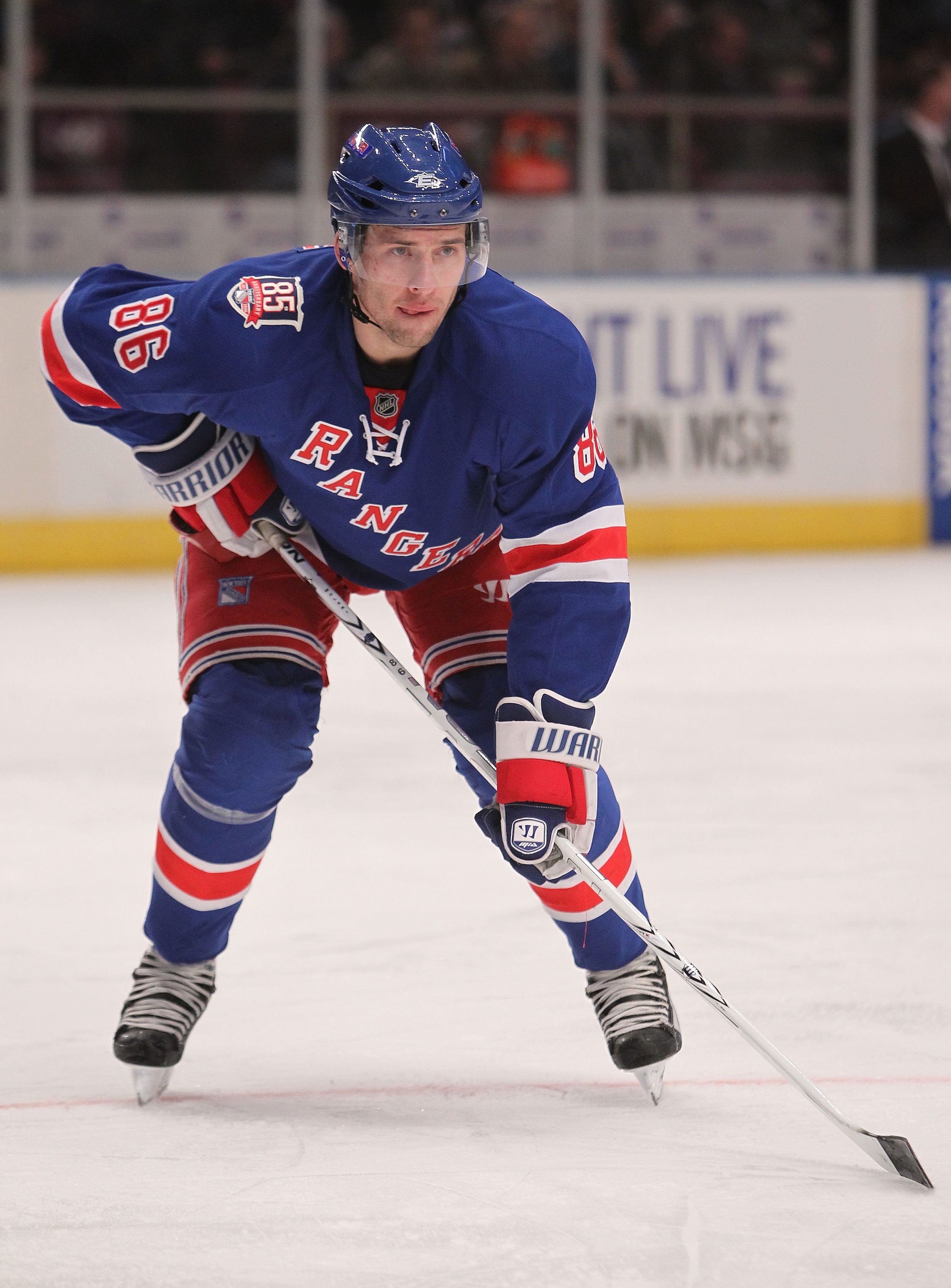 NEW YORK, NY - MARCH 01:  Wojtek Wolski #86 of the New York Rangers against the Buffalo Sabres at Madison Square Garden on March 1, 2011 in New York City.  (Photo by Nick Laham/Getty Images)