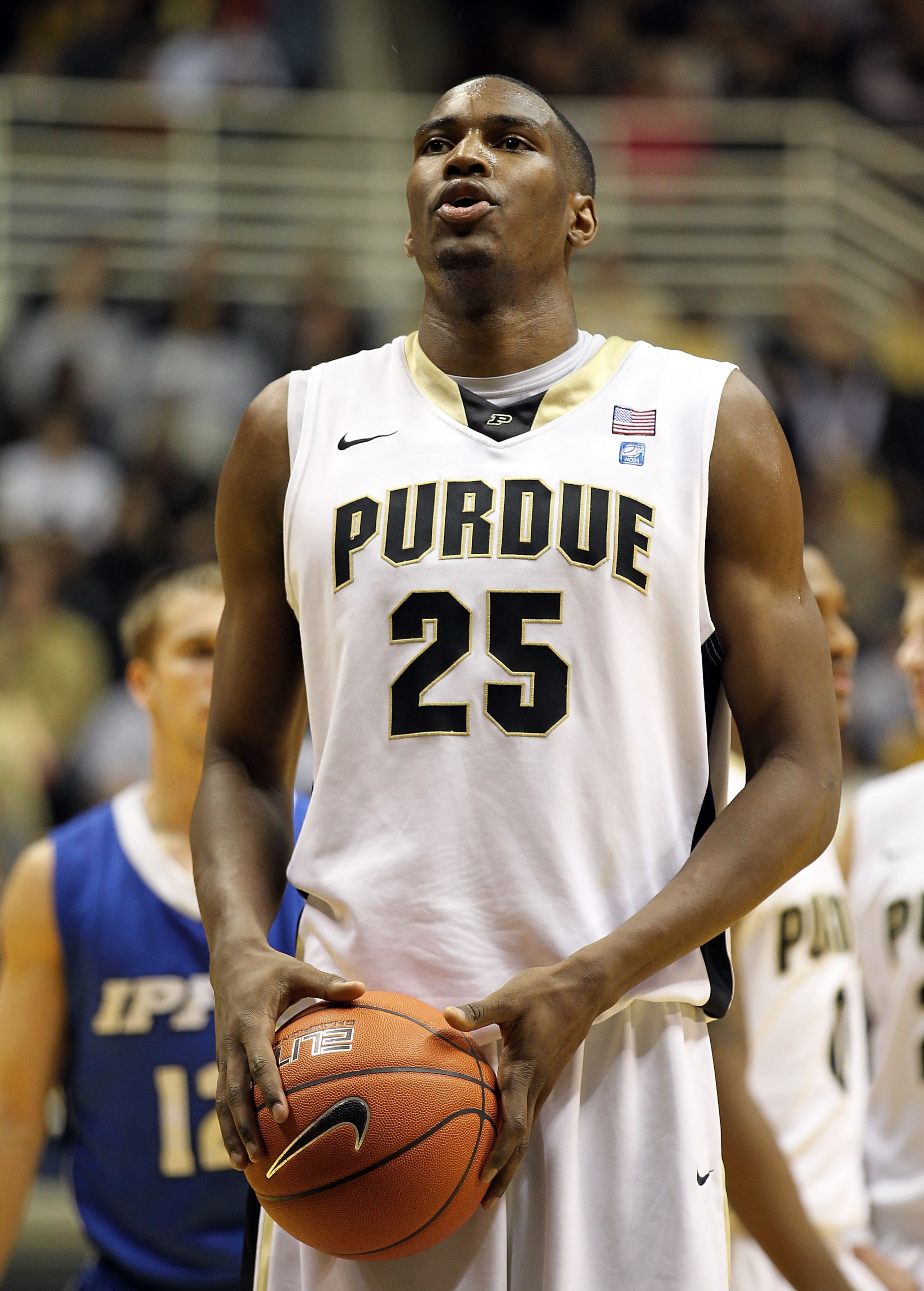 WEST LAFAYETTE, IN - DECEMBER 21: JaJuan Johnson #25 of the Purdue Boilermakers shoots the ball during the game against the IPFW Mastodons at Mackey Arena on December 21, 2010 in West Lafayette, Indiana. (Photo by Andy Lyons/Getty Images) WEST LAFAYETTE, IN - DECEMBER 21: JaJuan Johnson #25 of the Purdue Boilermakers shoots the ball during the game against the IPFW Mastodons at Mackey Arena on December 21, 2010 in West Lafayette, Indiana. (Photo by Andy Lyons/Getty Images)
