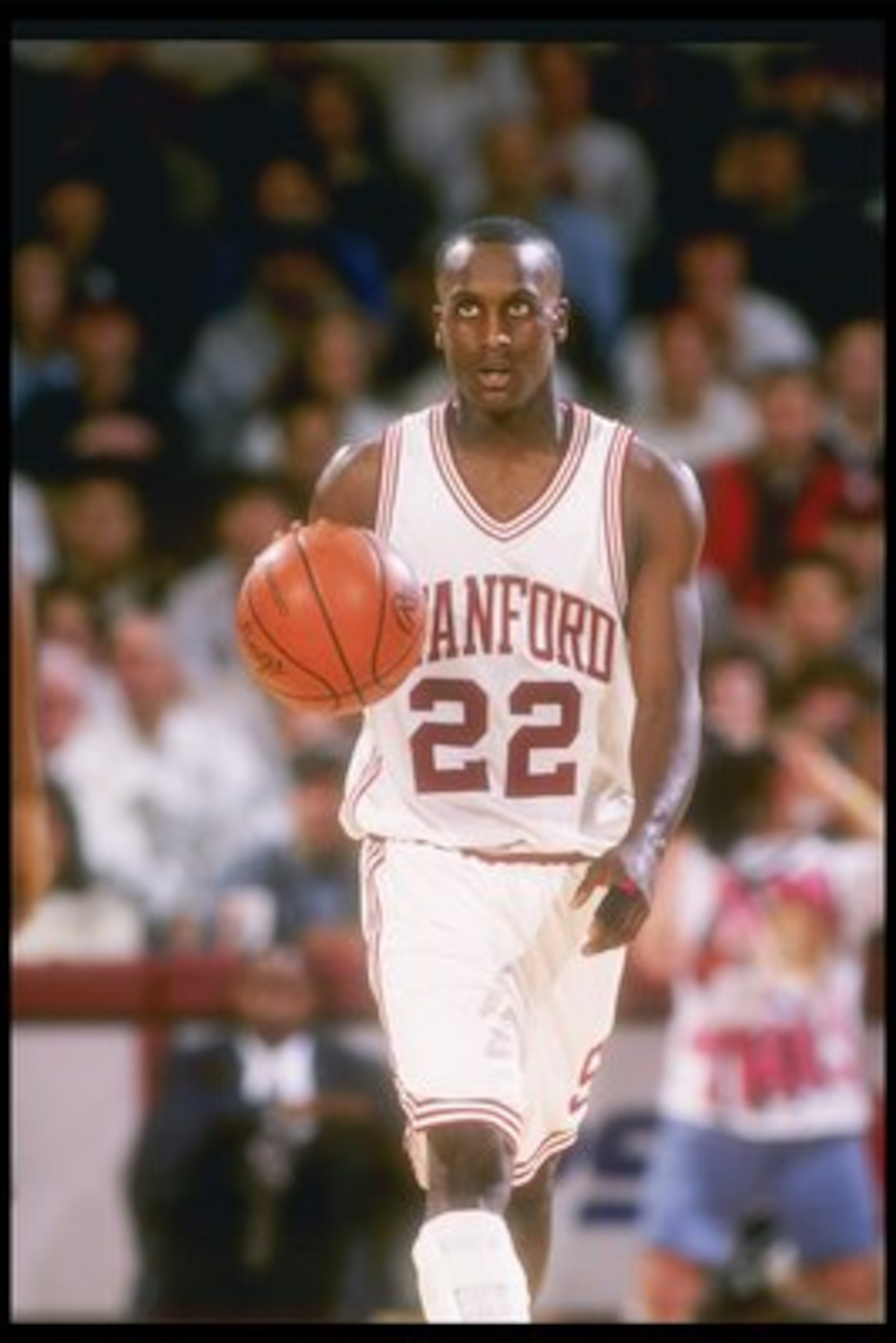 31 Jan 1996: Guard Brevin Knight of the Stanford Cardinal moves the ball during a game against the California Bears at Maples Pavilion in Stanford, California. Stanford won the game, 93-79. Mandatory Credit: Otto Greule /Allsport 31 Jan 1996: Guard Brevin Knight of the Stanford Cardinal moves the ball during a game against the California Bears at Maples Pavilion in Stanford, California. Stanford won the game, 93-79. Mandatory Credit: Otto Greule /Allsport