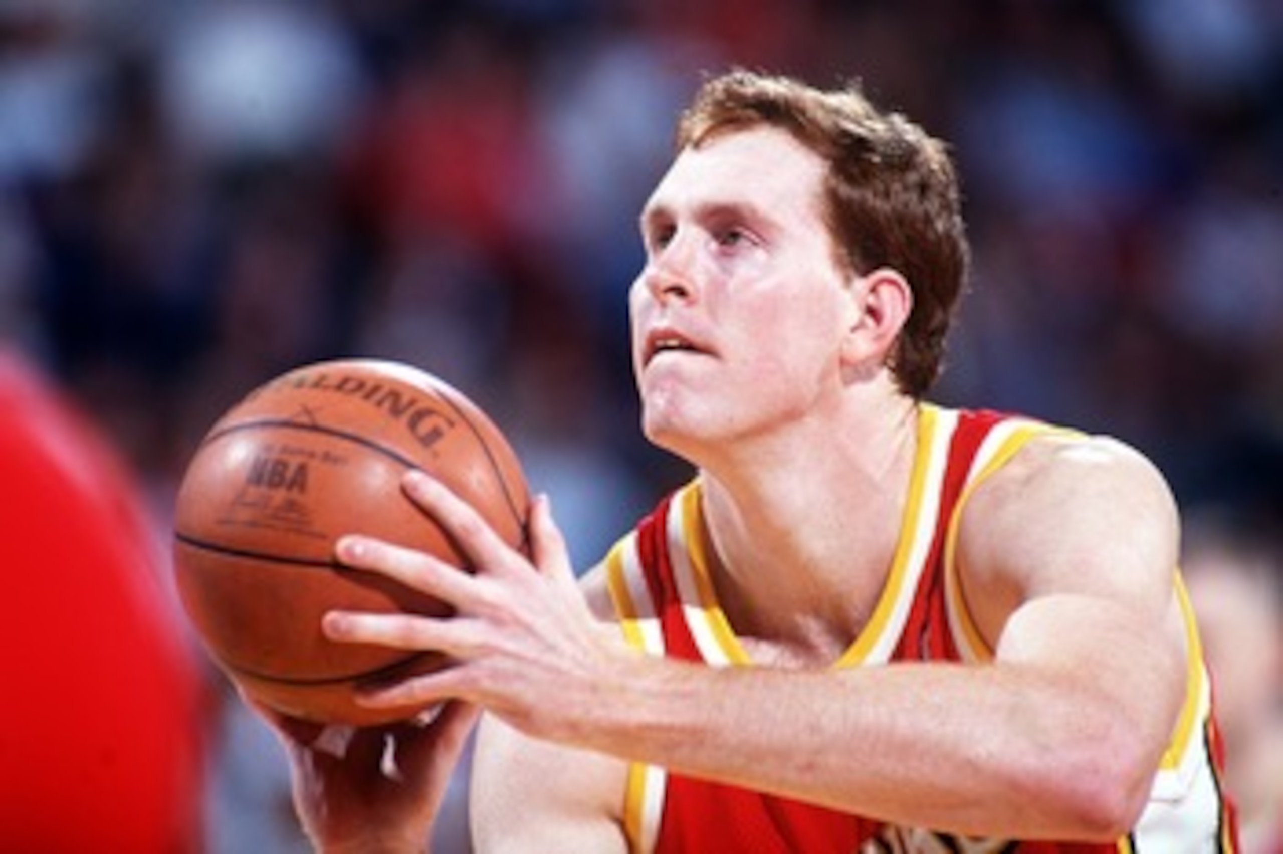 8 May 1994: ATLANTA'S ADAM KEEFE AT THE FREE THROW LINE DURING HAWKS GAME AT THE DENVER NUGGETS. 8 May 1994: ATLANTA'S ADAM KEEFE AT THE FREE THROW LINE DURING HAWKS GAME AT THE DENVER NUGGETS.