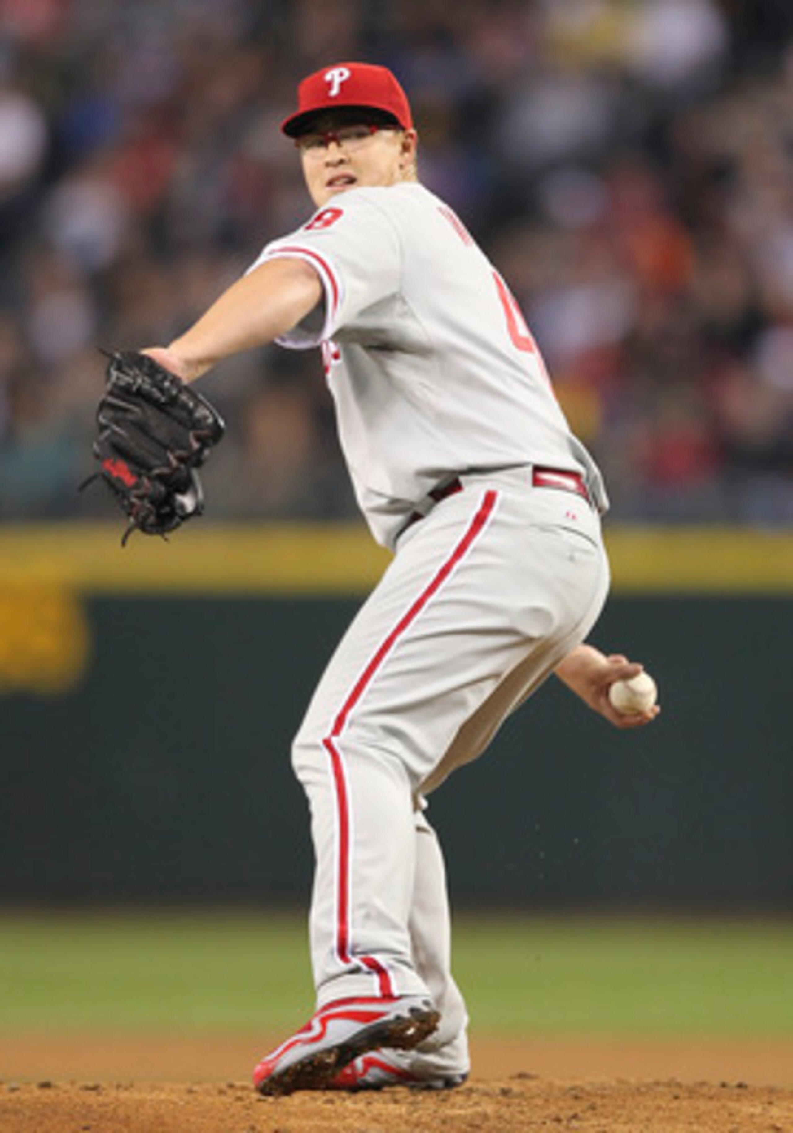 SEATTLE - JUNE 18: Starting pitcher Vance Worley #49 of the Philadelphia Phillies pitches against the Seattle Mariners at Safeco Field on June 18, 2011 in Seattle, Washington. (Photo by Otto Greule Jr/Getty Images) SEATTLE - JUNE 18: Starting pitcher Vance Worley #49 of the Philadelphia Phillies pitches against the Seattle Mariners at Safeco Field on June 18, 2011 in Seattle, Washington. (Photo by Otto Greule Jr/Getty Images)