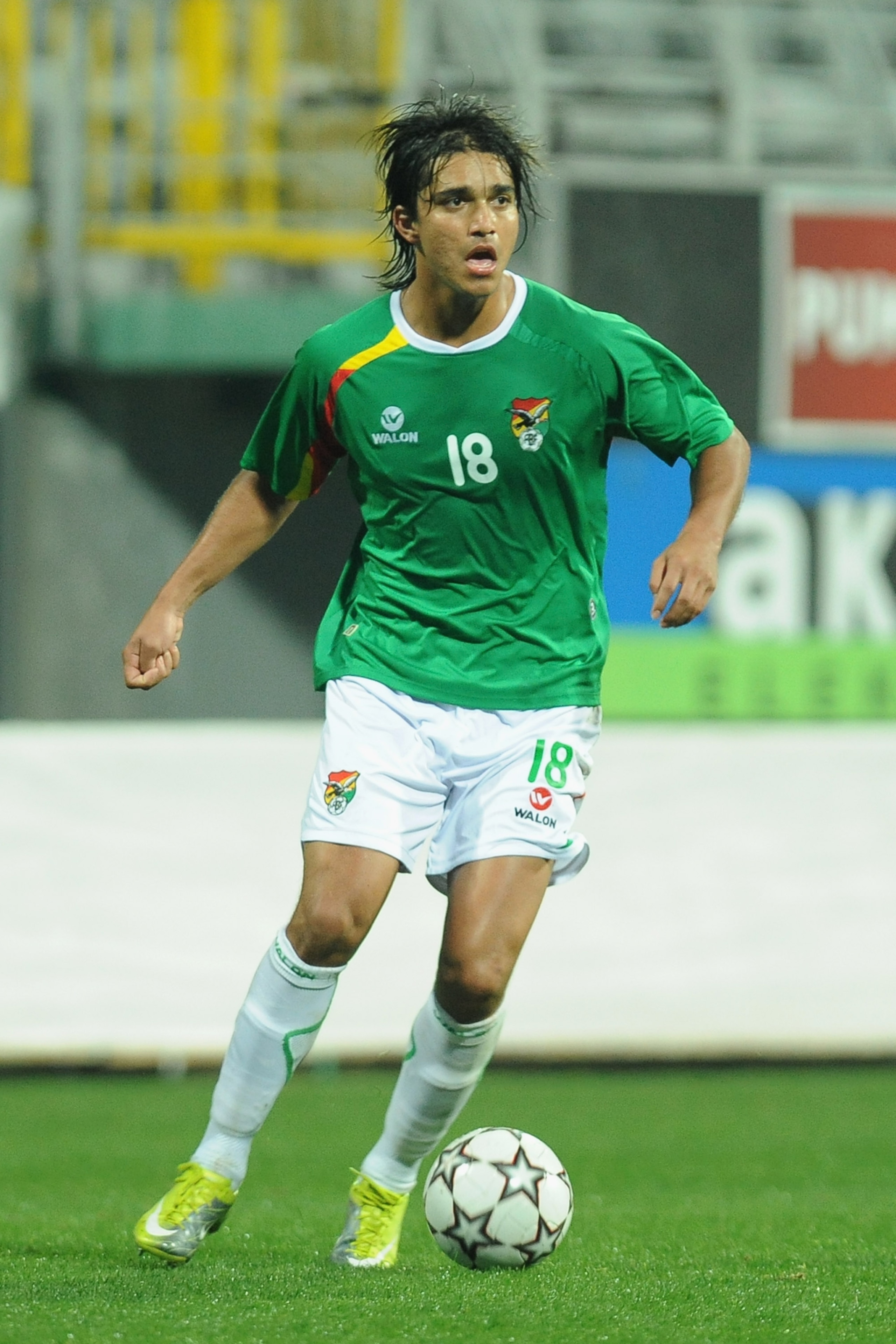 ANTALYA, TURKEY - FEBRUARY 09: Marcelo Moreno of Bolivia in action during the international friendly match between Latvia and Bolivia at Mardan Sports Complex stadium on February 9, 2011 in Antalya, Turkey. (Photo by Valerio Pennicino/Getty Images) ANTALYA, TURKEY - FEBRUARY 09: Marcelo Moreno of Bolivia in action during the international friendly match between Latvia and Bolivia at Mardan Sports Complex stadium on February 9, 2011 in Antalya, Turkey. (Photo by Valerio Pennicino/Getty Images)