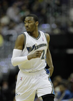 WASHINGTON, DC - FEBRUARY 26: John Wall #2 of the Washington Wizards against the Dallas Mavericks  at the Verizon Center on February 26, 2011 in Washington, DC. NOTE TO USER: User expressly acknowledges and agrees that, by downloading and or using this Ph