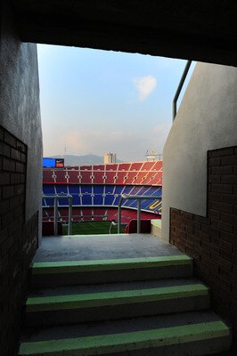 BARCELONA, SPAIN - OCTOBER 16:  One of the public entrances to the stands of the Camp Nou stadium on October 16, 2010 in Barcelona, Spain.  (Photo by Jasper Juinen/Getty Images)