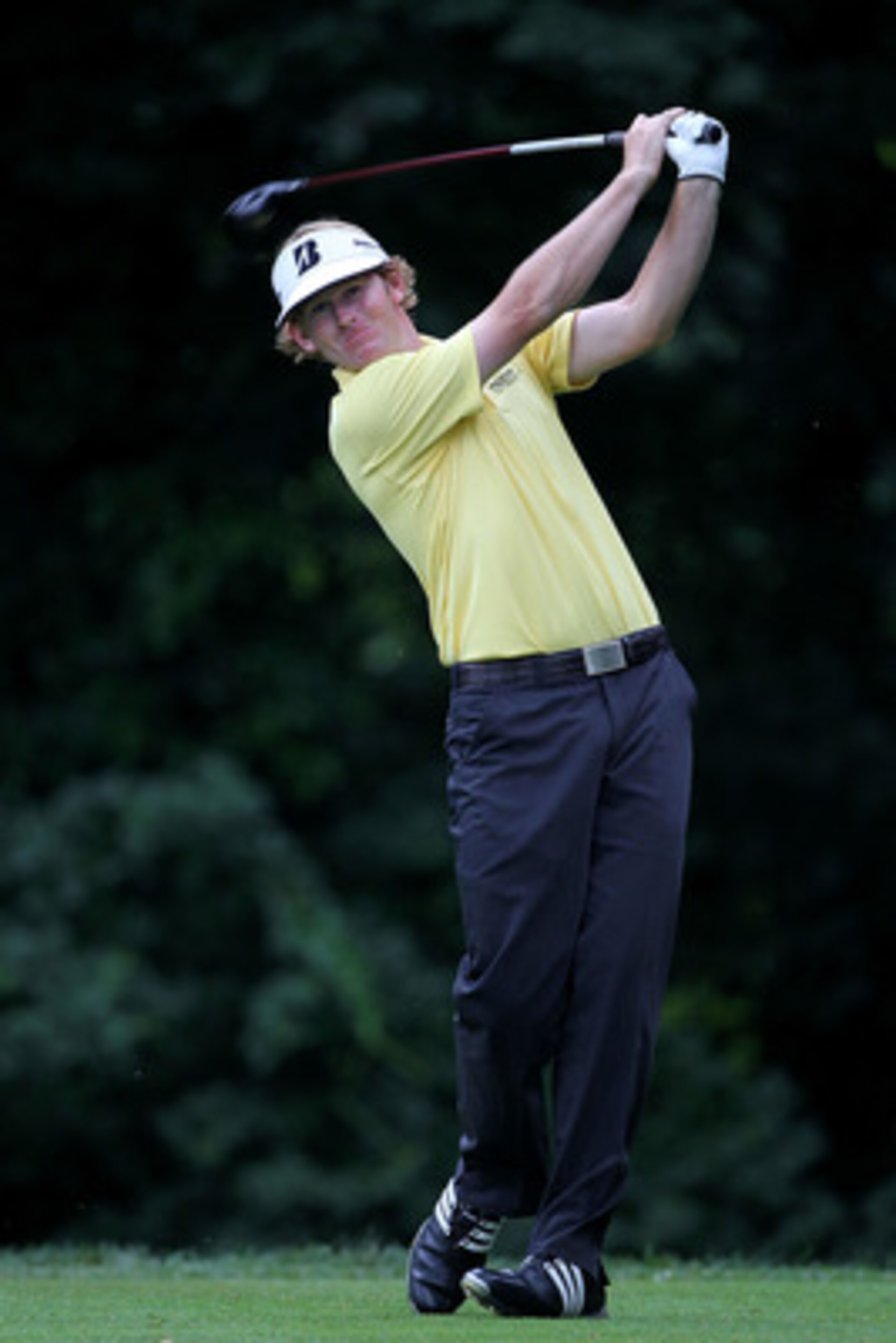 BETHESDA, MD - JUNE 17:  Brandt Snedeker hits his tee shot on the 14th hole during the second round of the 111th U.S. Open at Congressional Country Club on June 17, 2011 in Bethesda, Maryland.  (Photo by Jamie Squire/Getty Images)