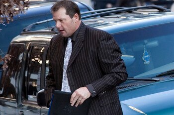 WASHINGTON - DECEMBER 8:  Roger Clemens arrives at Federal Court December 8, 2010 in Washington, DC.  Clemens, a former Major League Baseball pitcher, appeared at court for an interim status conference on charges he lied to Congress during a hearing on th