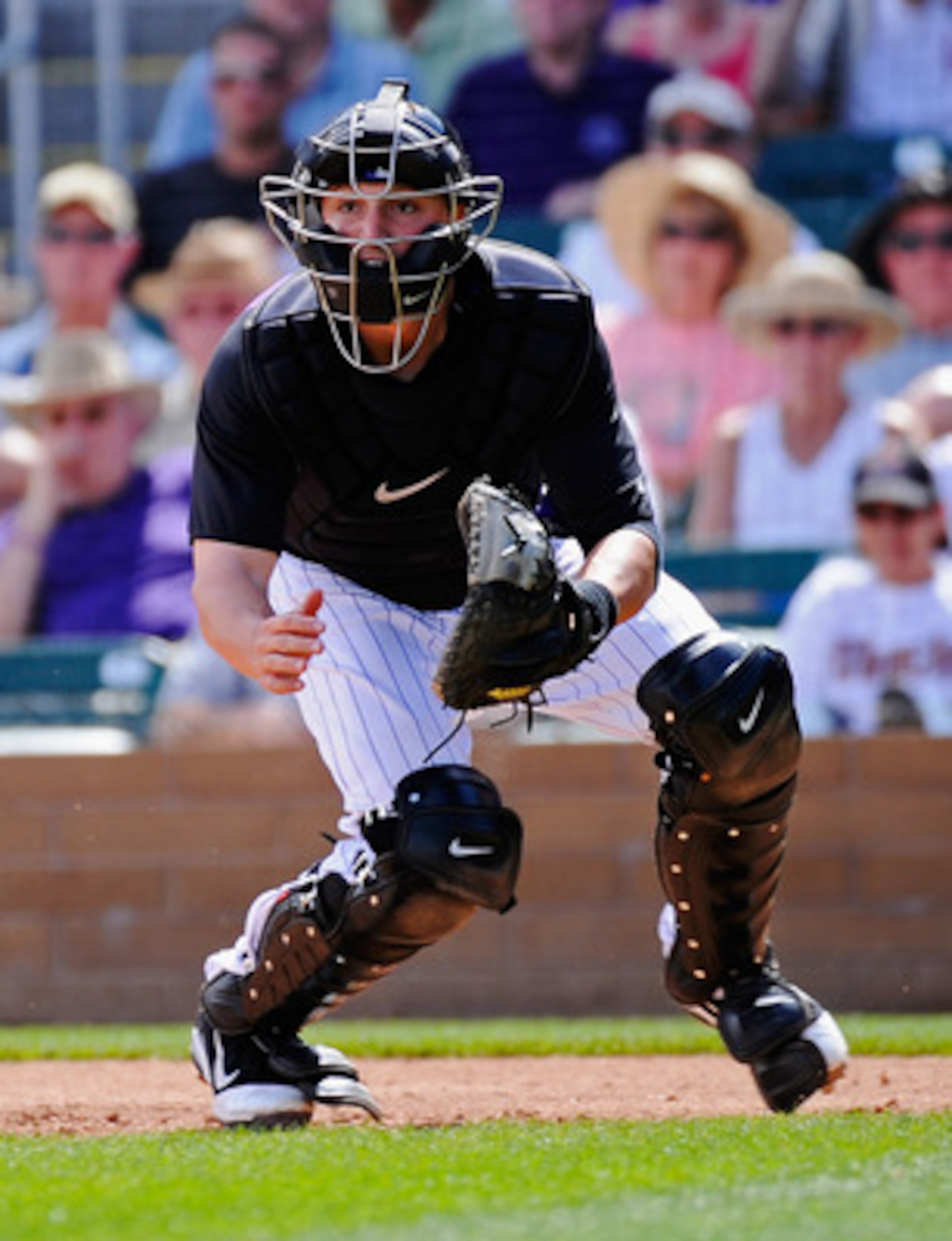 SCOTTSDALE, AZ - MARCH 14: Jordan Pacheco #58 of the Colorodo Rockies against the Cincinnati Reds during the spring training baseball game at Salt River Fields at Talking Stick on March 14, 2011 in Scottsdale, Arizona. (Photo by Kevork Djansezian/Getty SCOTTSDALE, AZ - MARCH 14: Jordan Pacheco #58 of the Colorodo Rockies against the Cincinnati Reds during the spring training baseball game at Salt River Fields at Talking Stick on March 14, 2011 in Scottsdale, Arizona. (Photo by Kevork Djansezian/Getty