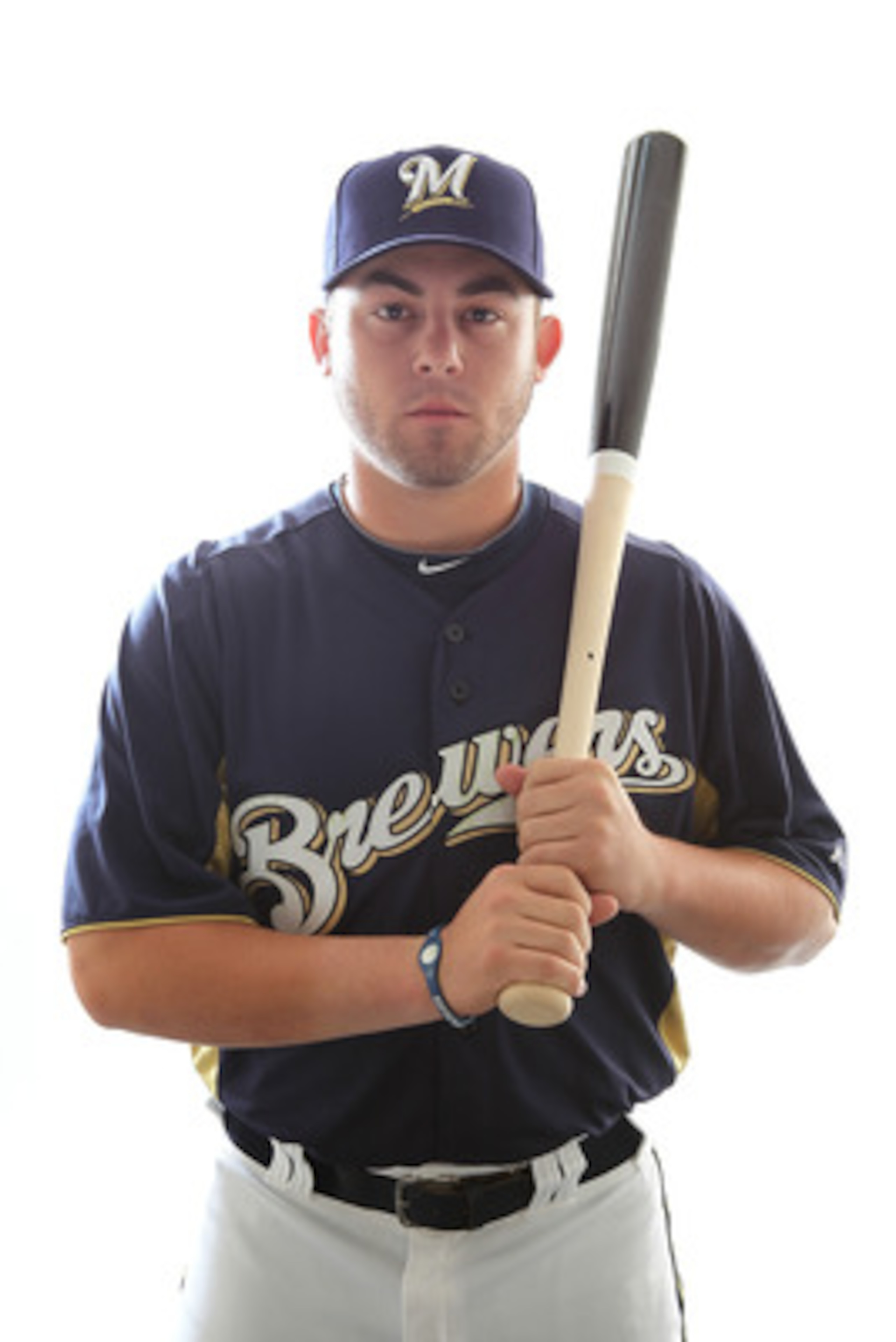 MARYVALE, AZ - FEBRUARY 24: Caleb Gindl #77 of the Milwaukee Brewers poses for a portrait during Spring Training Media Day on February 24, 2011 at Maryvale Stadium in Maryvale, Arizona. (Photo by Jonathan Ferrey/Getty Images) MARYVALE, AZ - FEBRUARY 24: Caleb Gindl #77 of the Milwaukee Brewers poses for a portrait during Spring Training Media Day on February 24, 2011 at Maryvale Stadium in Maryvale, Arizona. (Photo by Jonathan Ferrey/Getty Images)