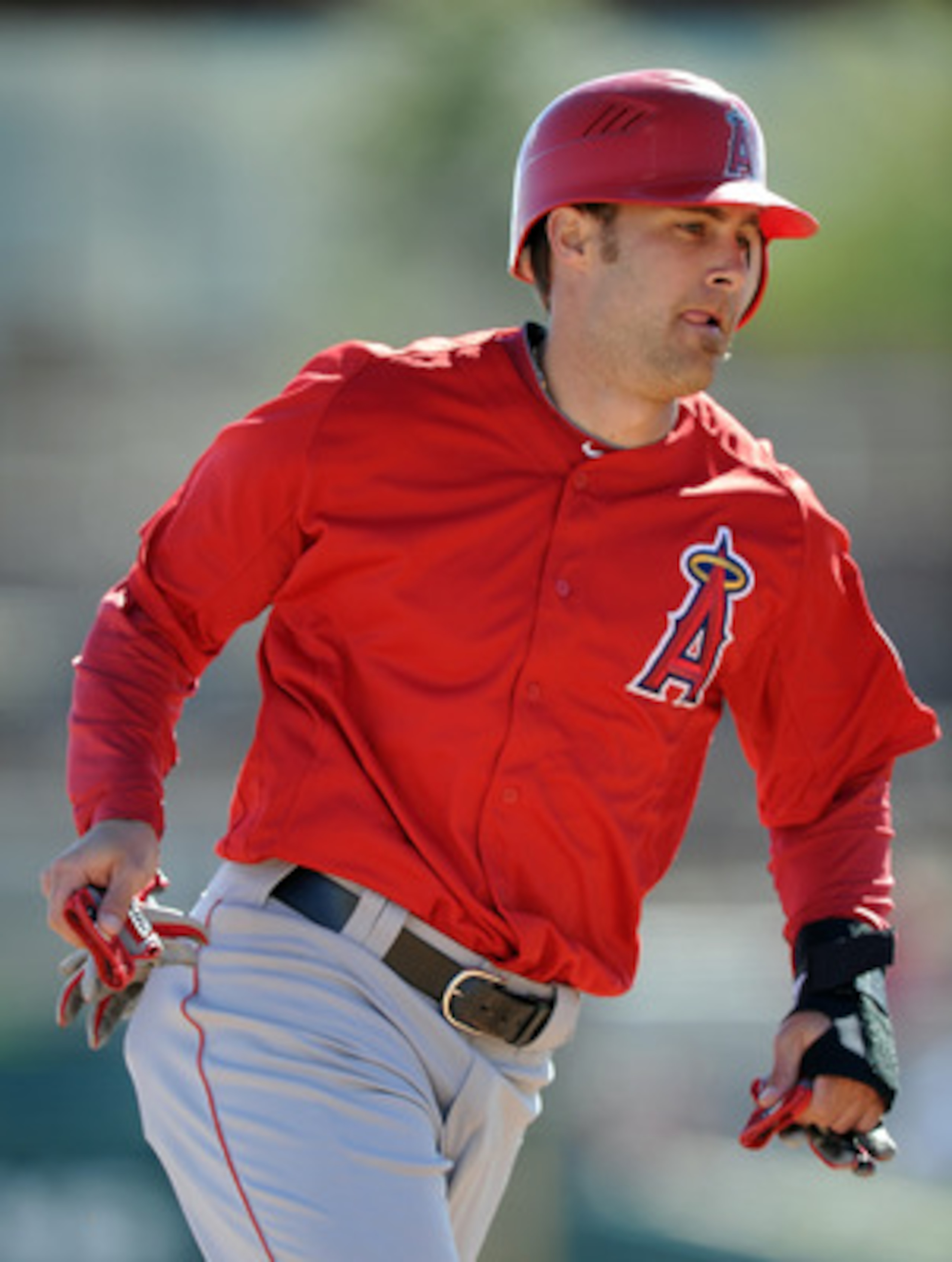 PHOENIX, AZ - FEBRUARY 27: Chris Pettit #33 of the Los Angeles Angels of Anaheim runs the bases against the Los Angeles Dodgers during spring training at Camelback Ranch on February 27, 2011 in Phoenix, Arizona. (Photo by Harry How/Getty Images) PHOENIX, AZ - FEBRUARY 27: Chris Pettit #33 of the Los Angeles Angels of Anaheim runs the bases against the Los Angeles Dodgers during spring training at Camelback Ranch on February 27, 2011 in Phoenix, Arizona. (Photo by Harry How/Getty Images)