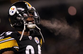 PITTSBURGH, PA - JANUARY 23:  Ike Taylor #24 of the Pittsburgh Steelers looks on against the New York Jets during the 2011 AFC Championship game at Heinz Field on January 23, 2011 in Pittsburgh, Pennsylvania. The Steelers won 24-19. (Photo by Nick Laham/G
