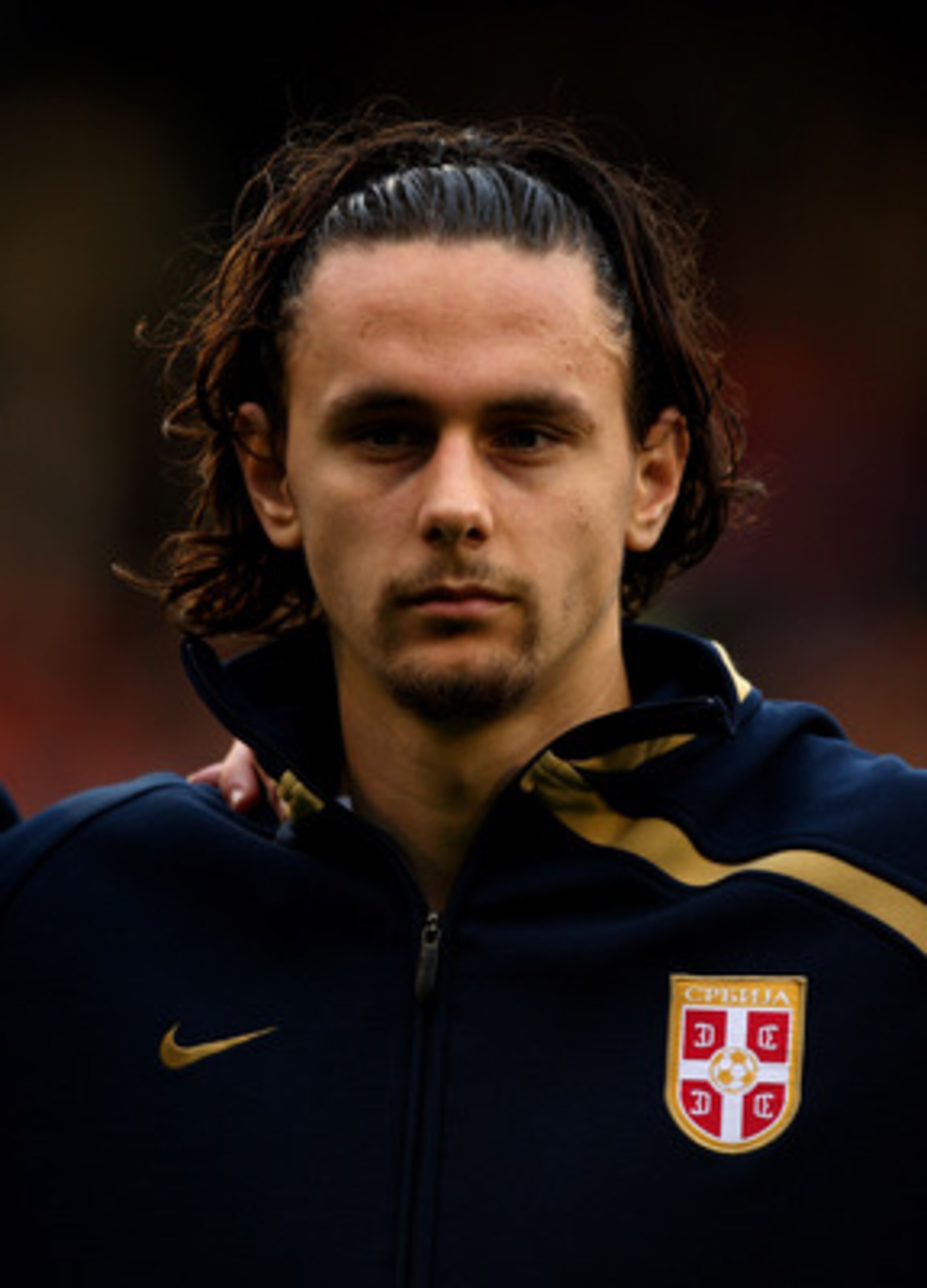LONDON, ENGLAND - NOVEMBER 18:  Neven Subotic of Serbia during the International Friendly match between South Korea and Serbia at Craven Cottage on November 18, 2009 in London, England.  (Photo by Richard Heathcote/Getty Images)
