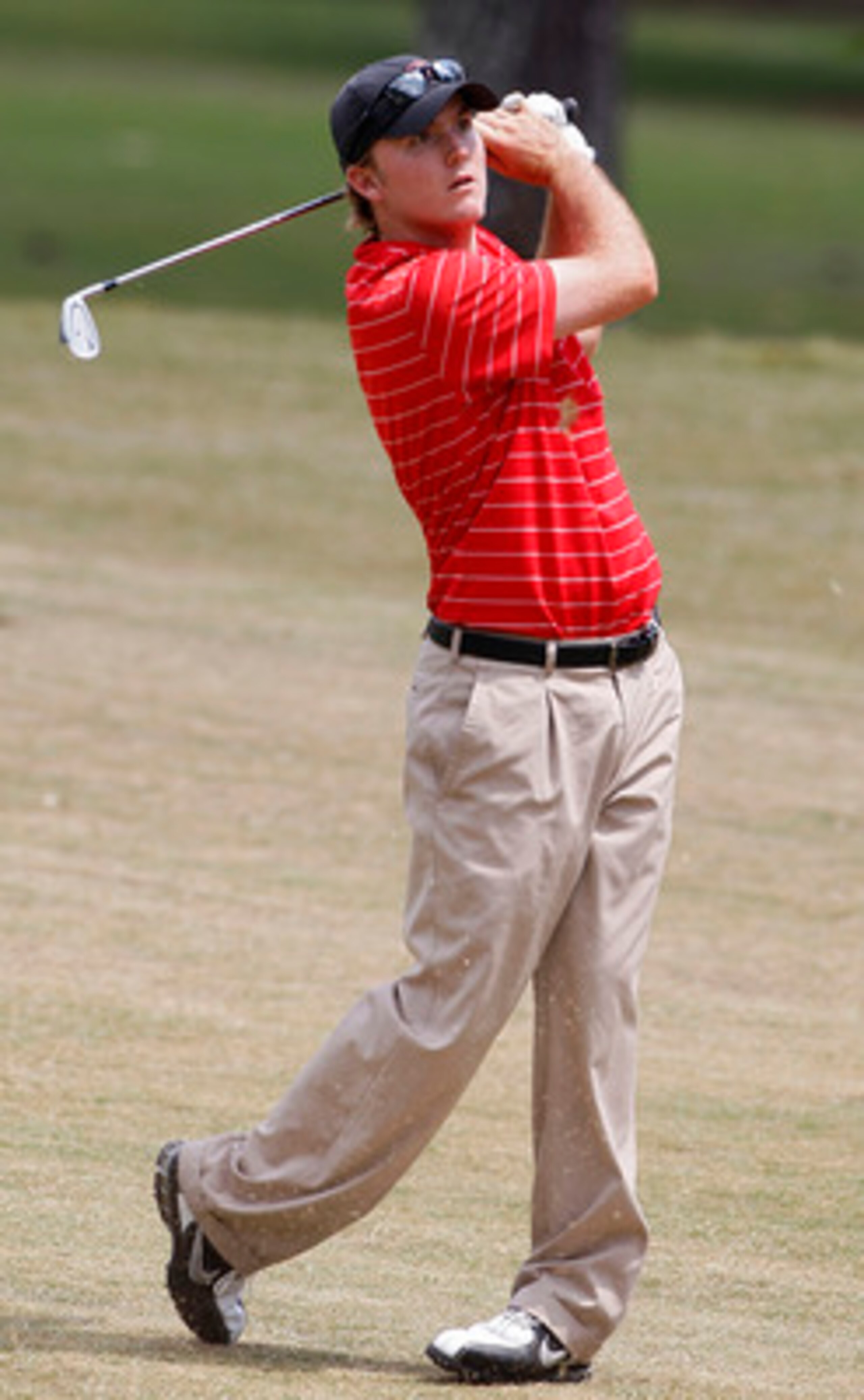 ATHENS, GA - MAY 08: Russell Henley hits his second shot on the ninth hole during the final round of the Stadion Classic at UGA held at the University of Georgia Golf Course on May 8, 2011 in Athens, Georgia. (Photo by Michael Cohen/Getty Images) ATHENS, GA - MAY 08: Russell Henley hits his second shot on the ninth hole during the final round of the Stadion Classic at UGA held at the University of Georgia Golf Course on May 8, 2011 in Athens, Georgia. (Photo by Michael Cohen/Getty Images)