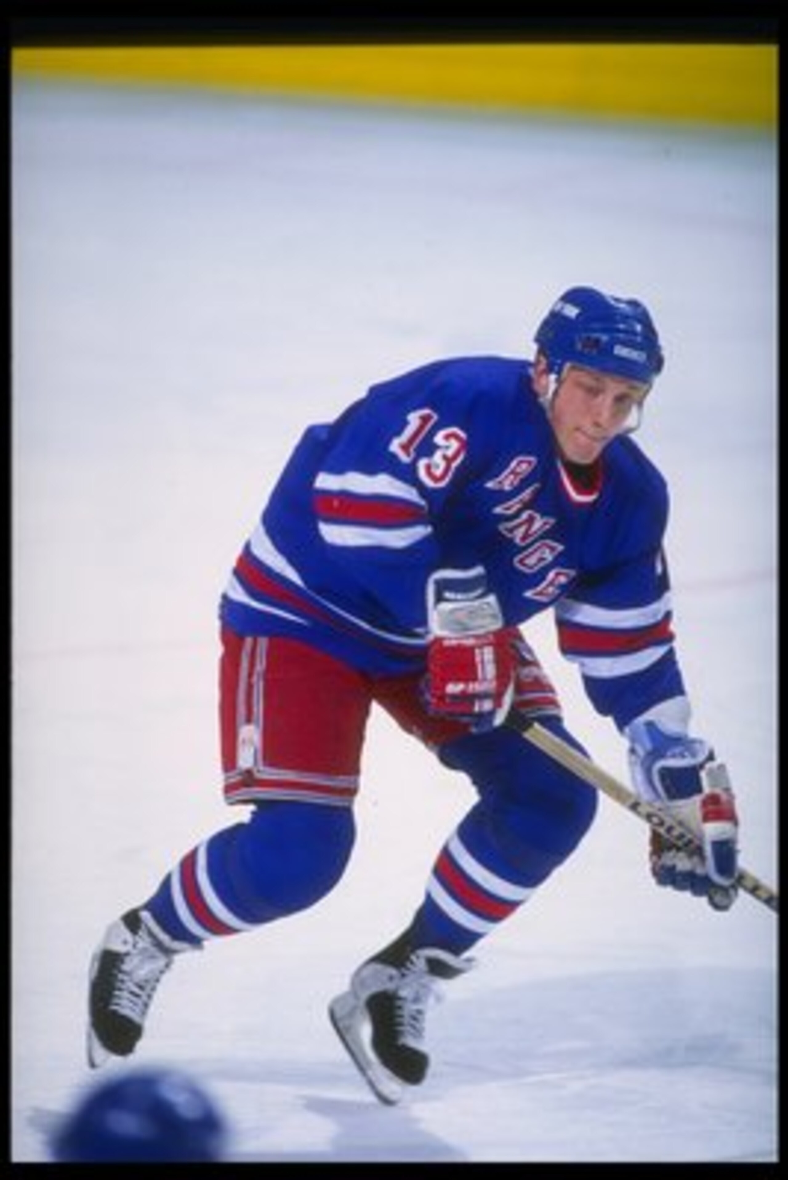 1993-1994:  Center Sergei Nemchinov of the New York Rangers. Mandatory Credit: Robert Laberge  /Allsport