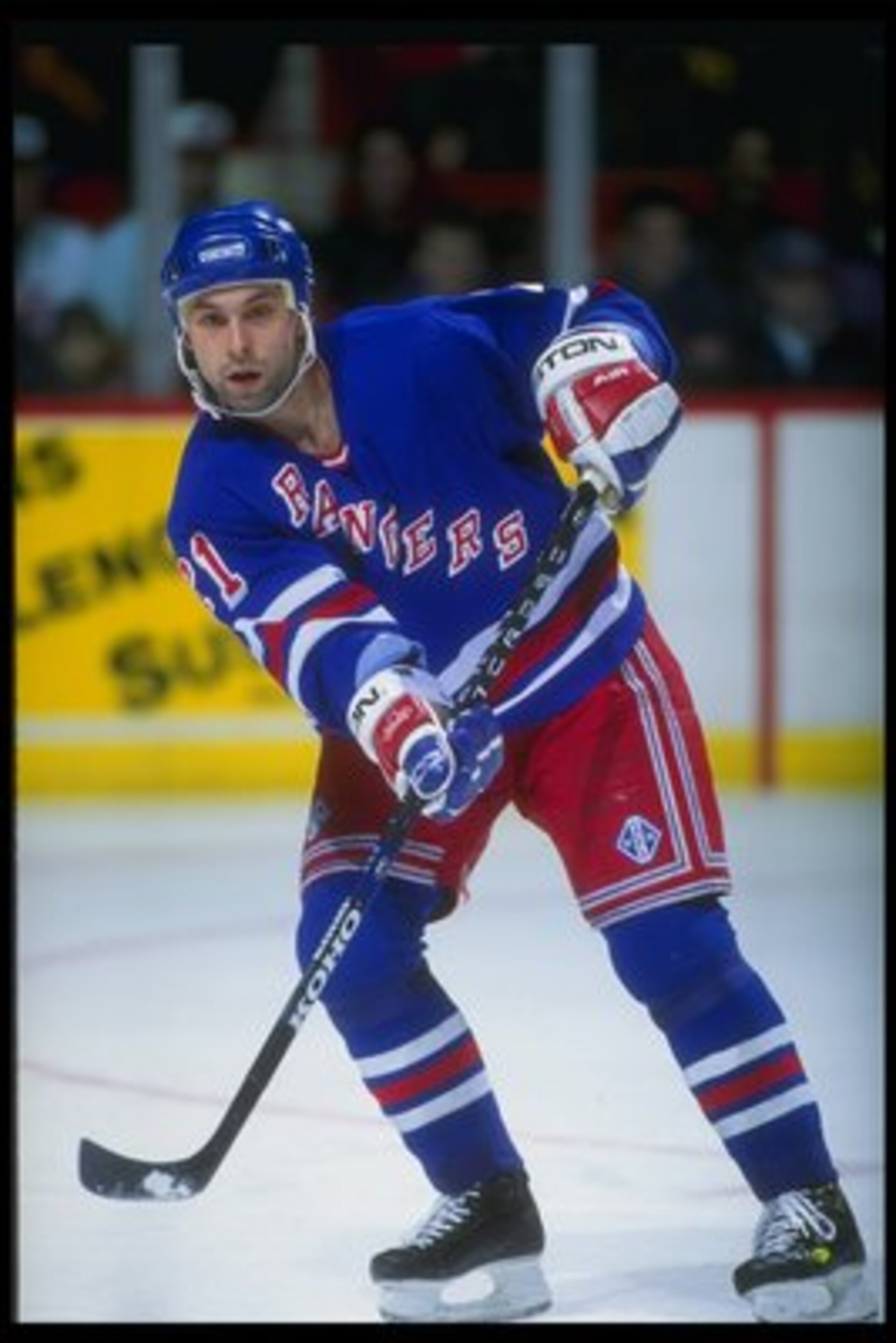 1993-1994:  Sergei Zubov of the New York Rangers. Mandatory Credit: Robert Laberge  /Allsport