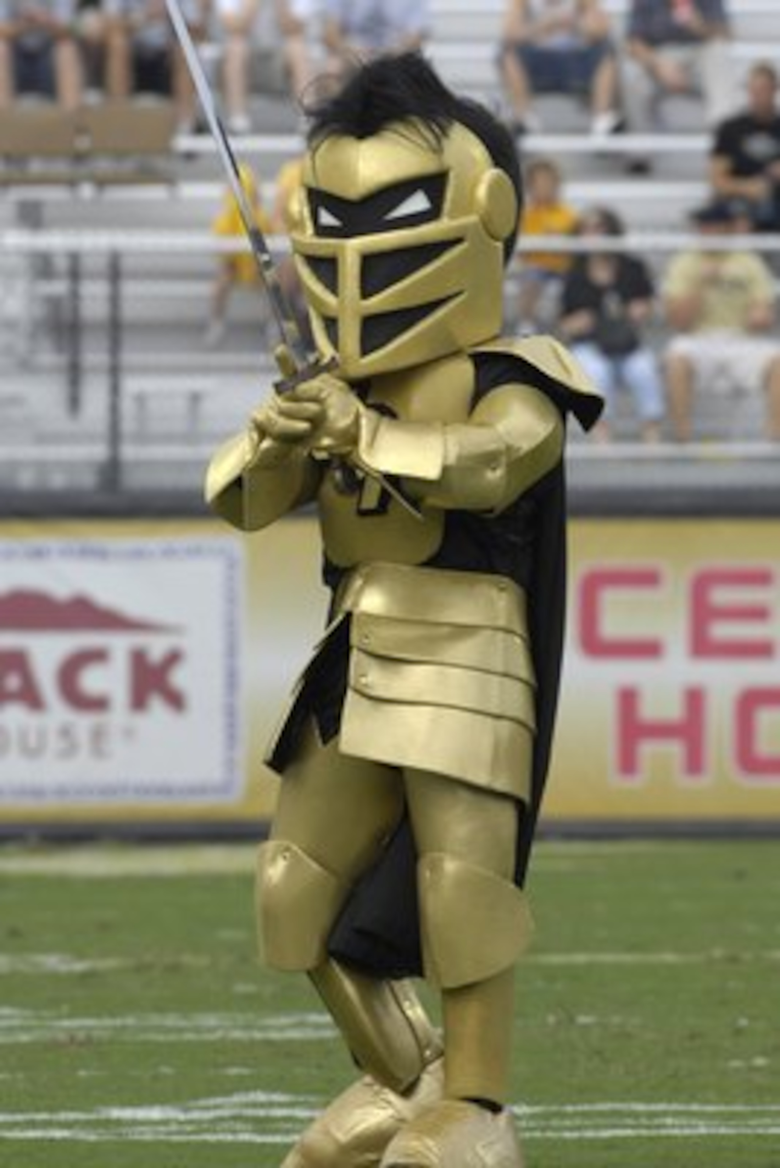 ORLANDO, FL - OCTOBER 20: The mascot of the Tulsa Golden Hurricane entertains during pre-game ceremonies against the University of Central Florida Knights at Bright House Stadium on October 20, 2007 in Orlando, Florida. UCF won 44 - 23. (Photo by Al Mess ORLANDO, FL - OCTOBER 20: The mascot of the Tulsa Golden Hurricane entertains during pre-game ceremonies against the University of Central Florida Knights at Bright House Stadium on October 20, 2007 in Orlando, Florida. UCF won 44 - 23. (Photo by Al Mess