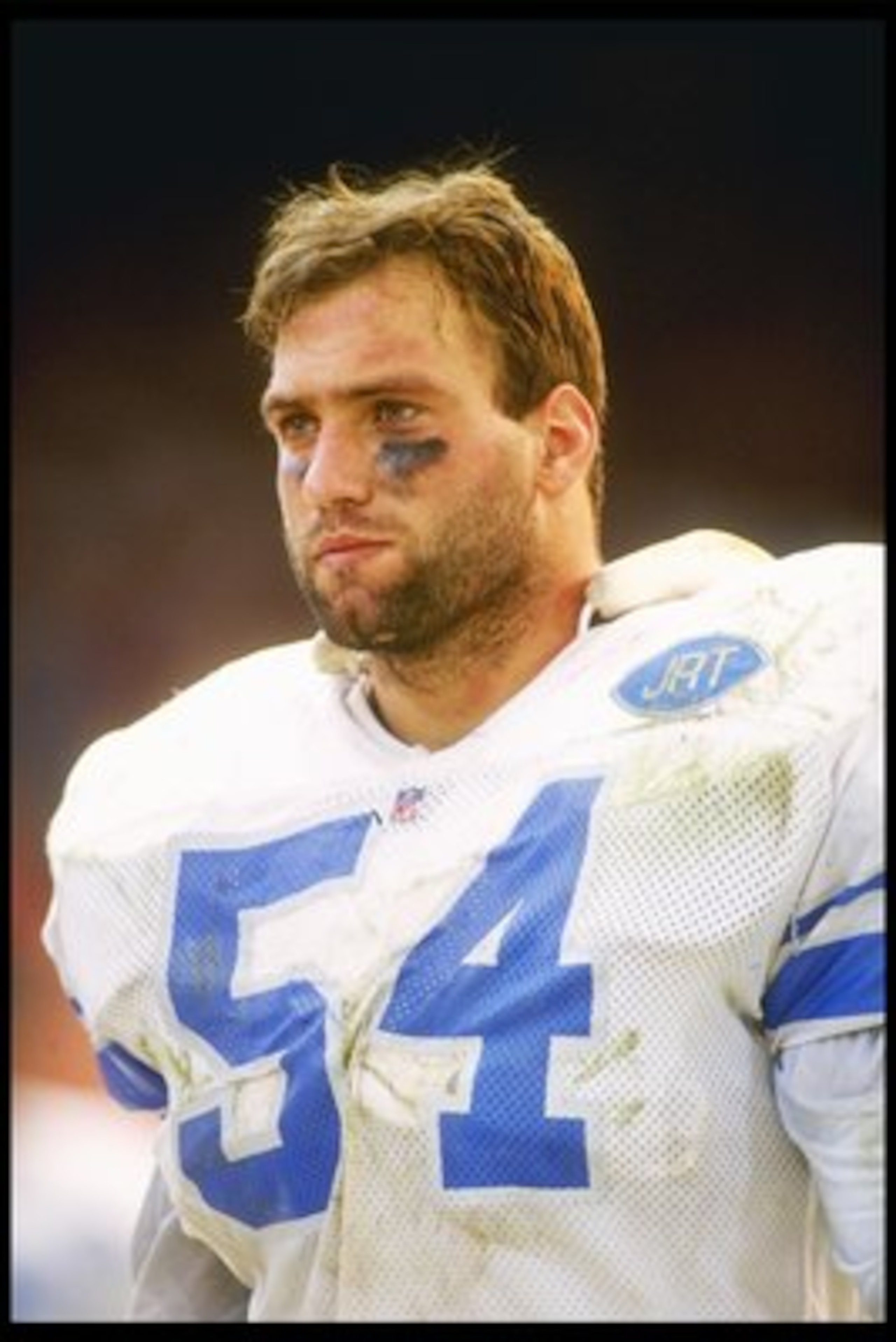 20 Oct 1991:  Detroit Lions linebacker Chris Spielman stands on the sidelines during game against the San Francisco 49ers at Candlestick Park in San Francisco, California.  The 49ers won the game 35-3. Mandatory Credit: Otto Greule Jr.  /Allsport