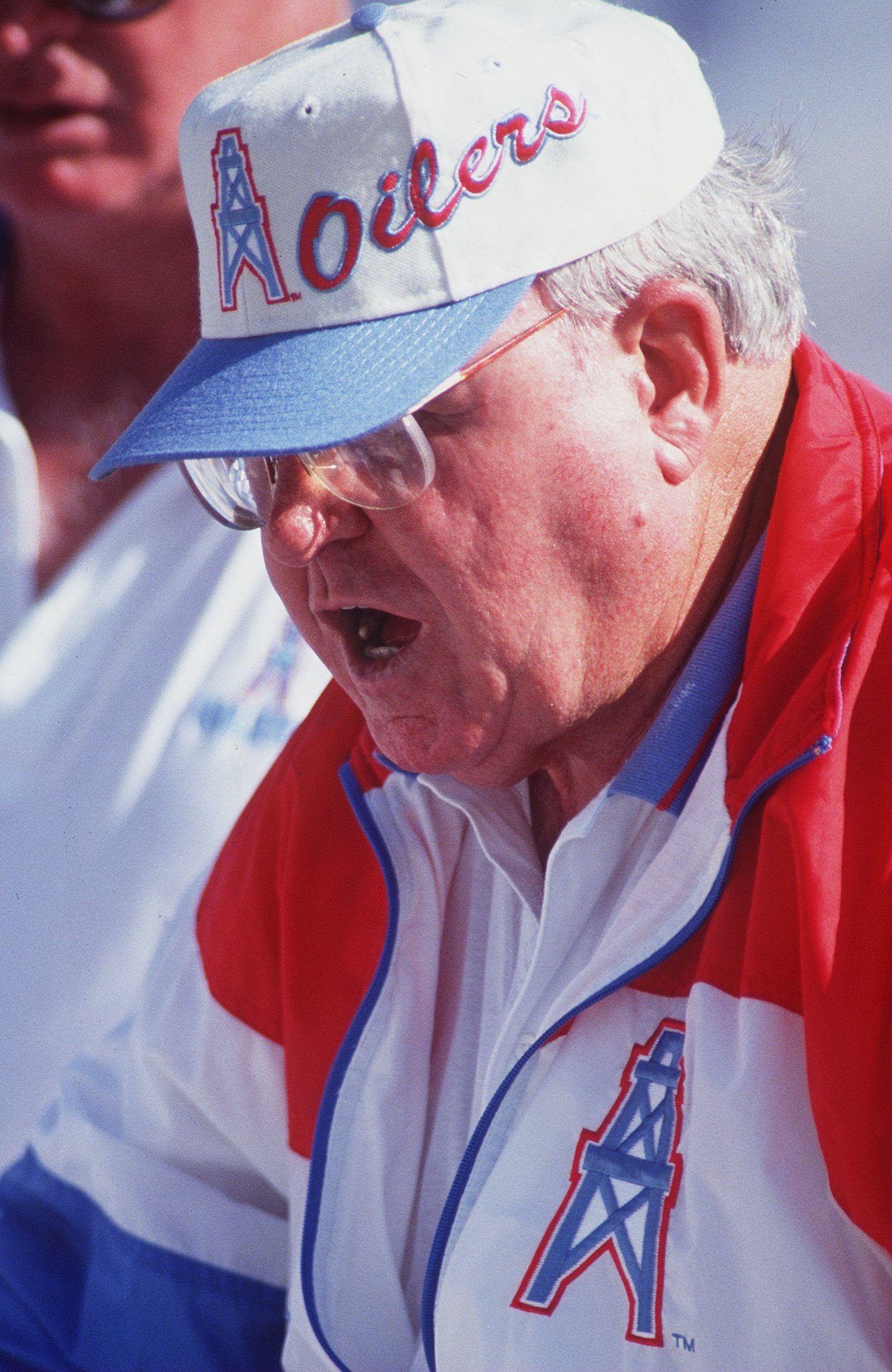 19 Sep 1993: BUDDY RYAN, DEFENSIVE CO-ORDINATOR OF THE HOUSTON OILERS.