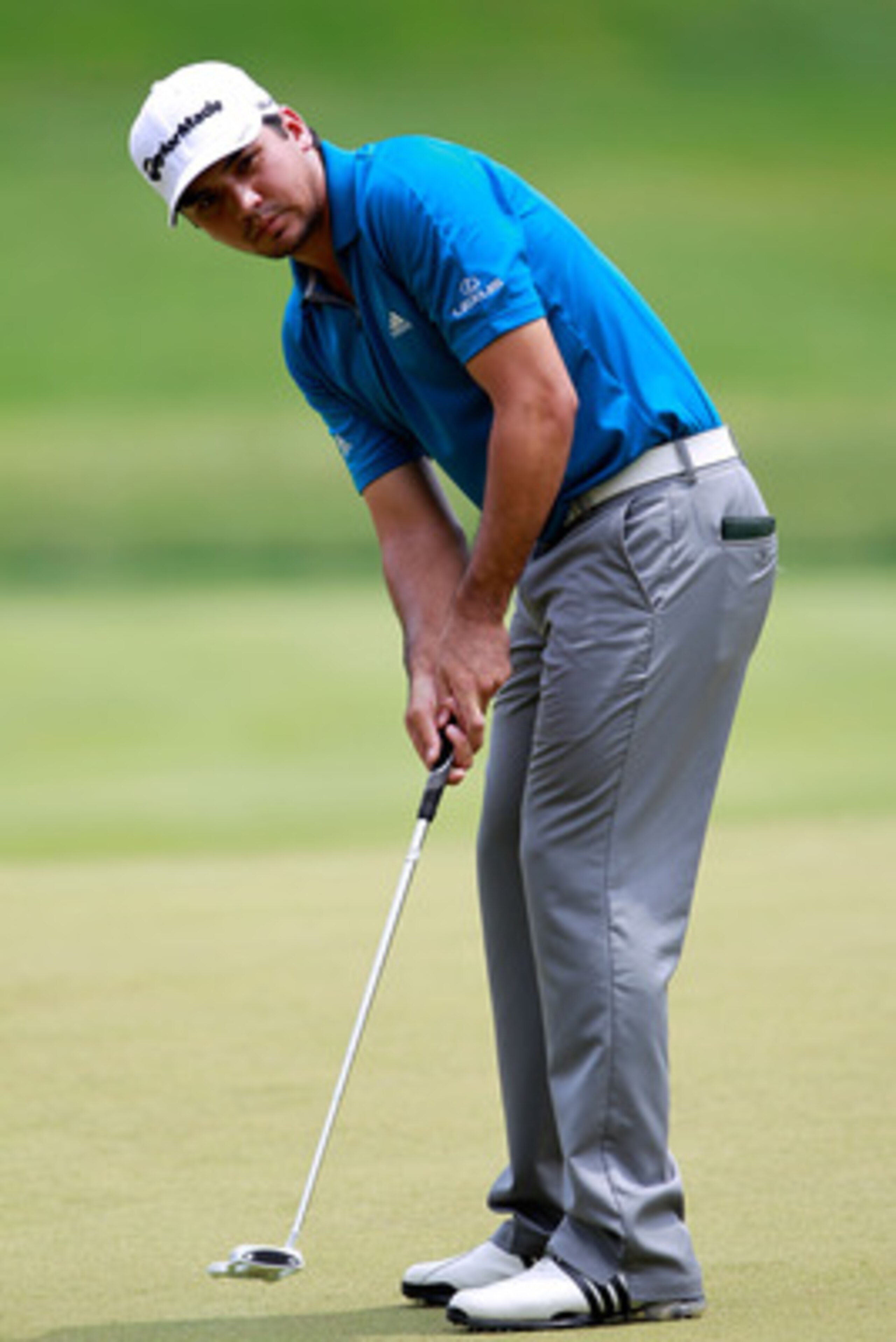 BETHESDA, MD - JUNE 18:  Jason Day of Australia watches a putt during the third round of the 111th U.S. Open at Congressional Country Club on June 18, 2011 in Bethesda, Maryland.  (Photo by Chris Trotman/Getty Images)