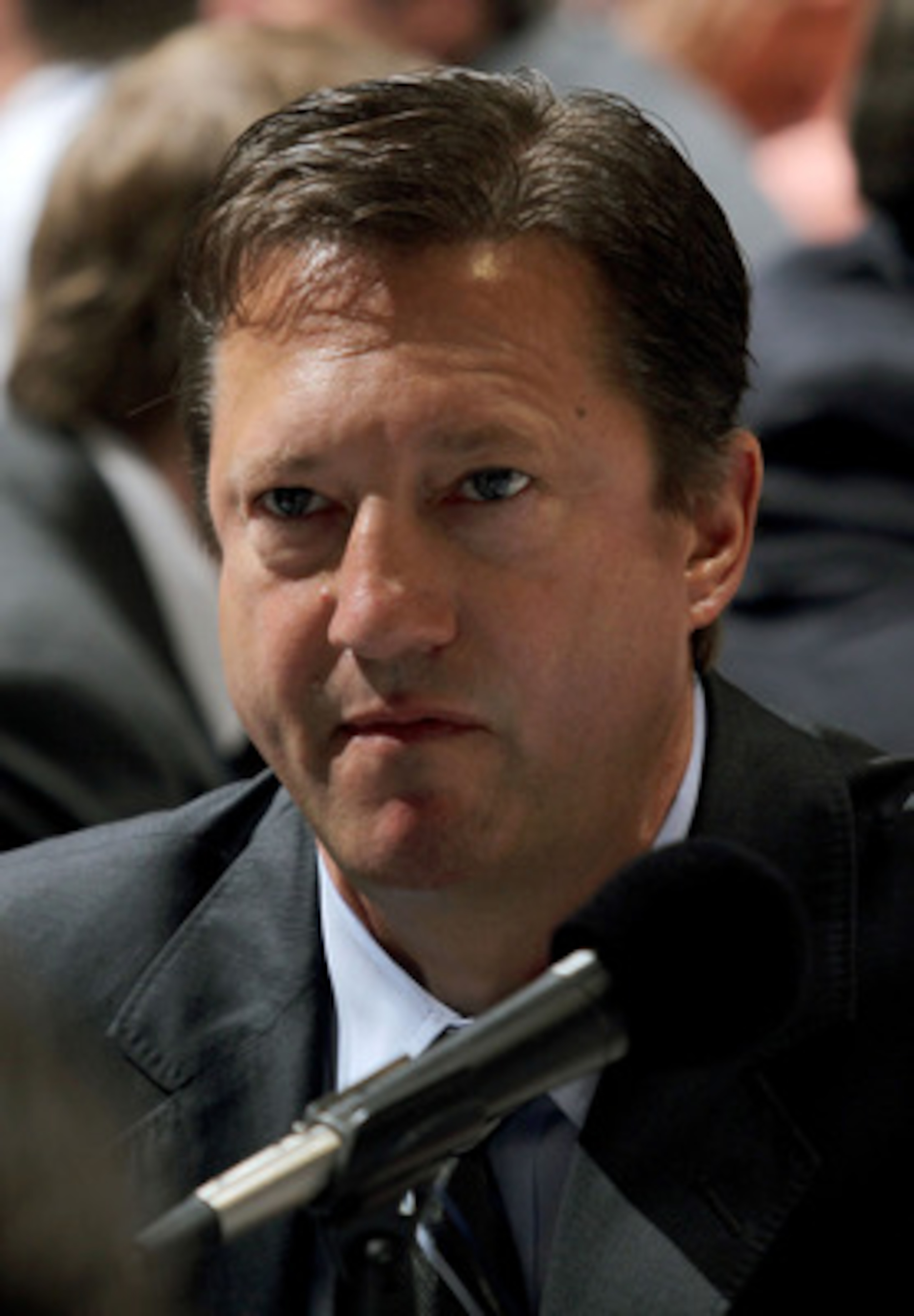 LOS ANGELES, CA - JUNE 26:  General Manager Steve Tambellini of the Edmonton Oilers looks on during day two of the 2010 NHL Entry Draft at Staples Center on June 26, 2010 in Los Angeles, California.  (Photo by Bruce Bennett/Getty Images)