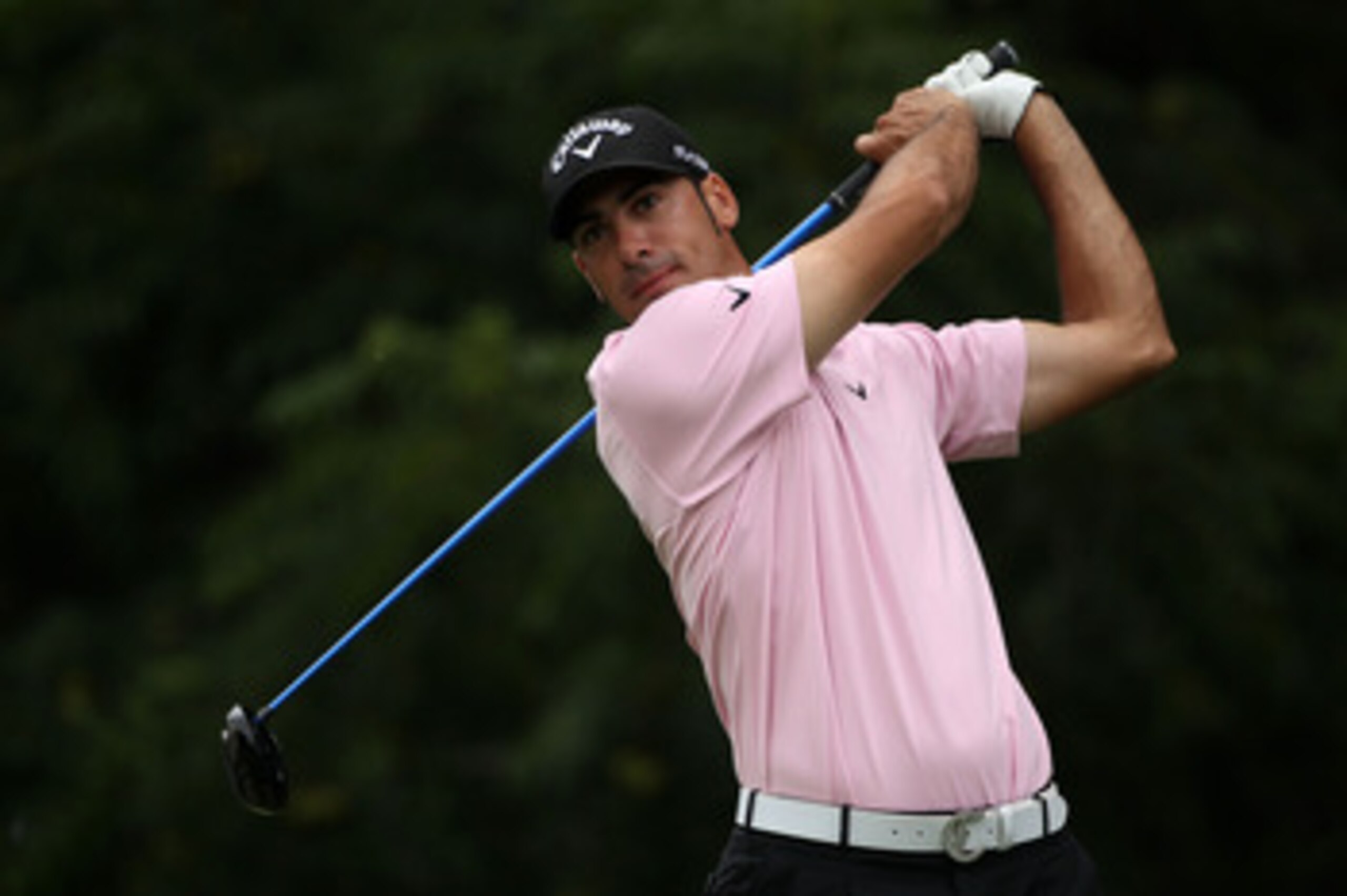BETHESDA, MD - JUNE 16:  Alvaro Quiros of Spain hits his tee shot on the 14th hole during the first round of the 111th U.S. Open at Congressional Country Club on June 16, 2011 in Bethesda, Maryland.  (Photo by Andrew Redington/Getty Images)