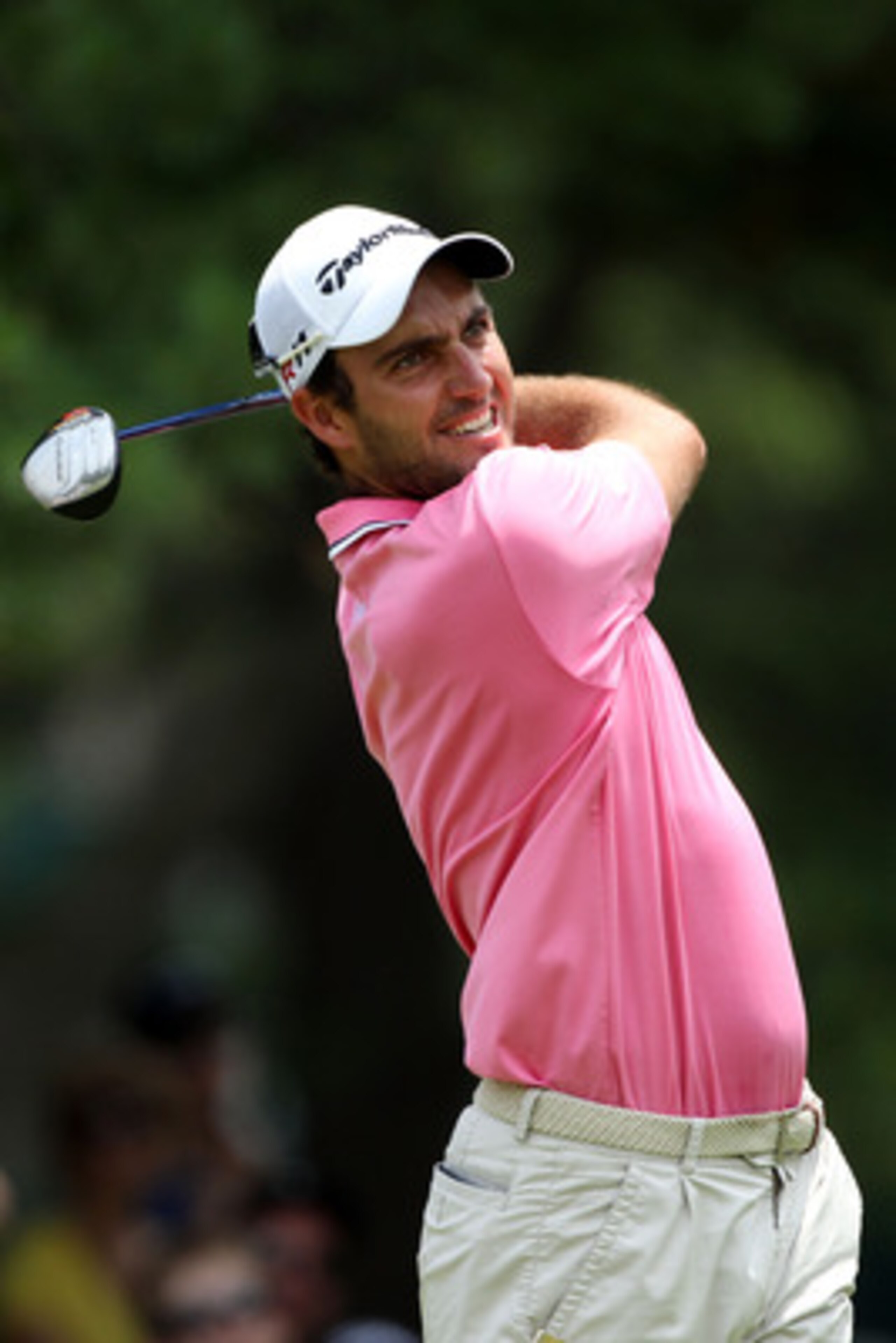 BETHESDA, MD - JUNE 18:  Edoardo Molinari of Italy  watches his tee shot on the second hole during the third round of the 111th U.S. Open at Congressional Country Club on June 18, 2011 in Bethesda, Maryland.  (Photo by Andrew Redington/Getty Images)