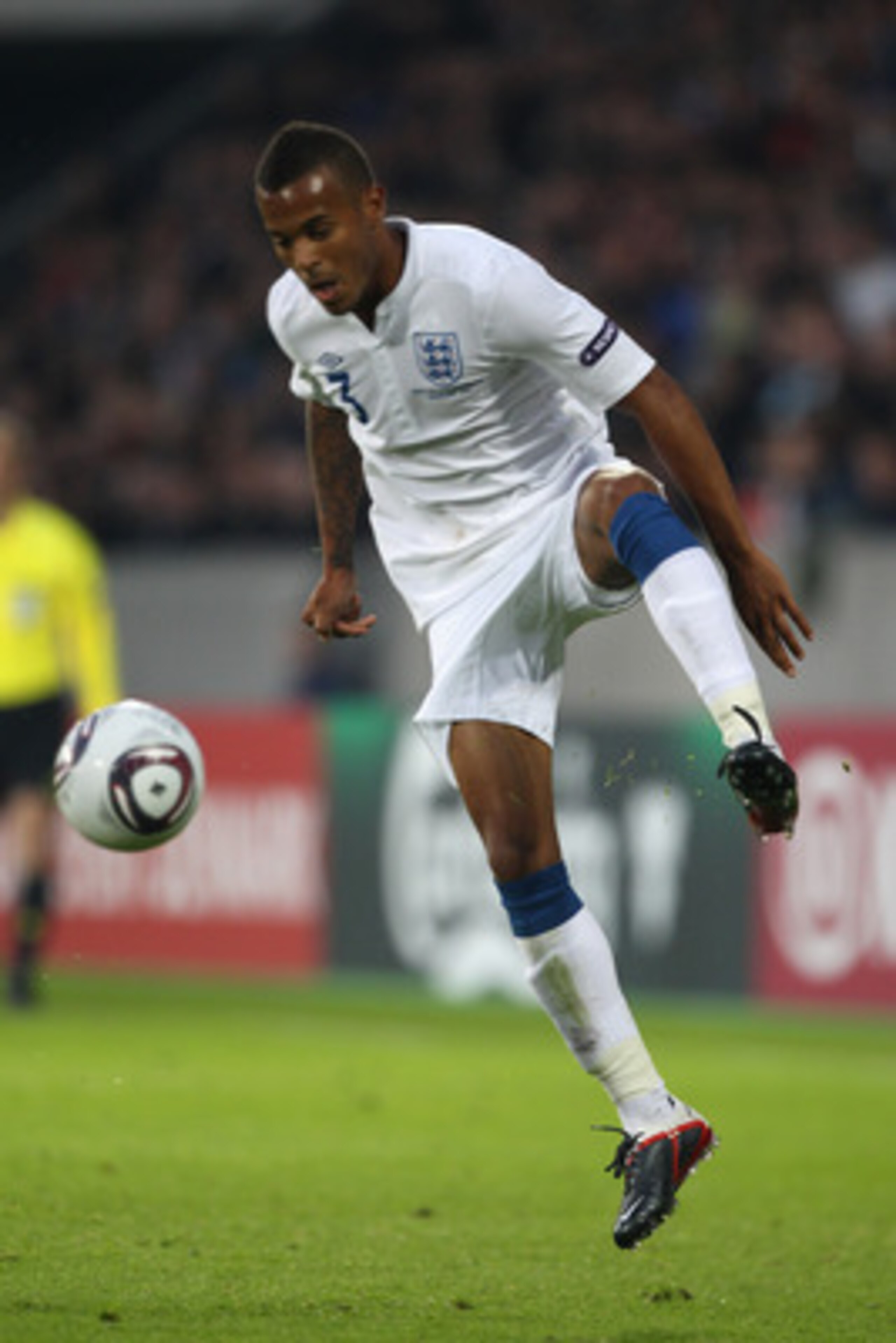 HERNING, DENMARK - JUNE 12:  Ryan Bertrand of England during the UEFA European Under-21 Championship Group B match between England and Spain at the Herning Stadium on June 12, 2011 in Herning, Denmark.  (Photo by Michael Steele/Getty Images)