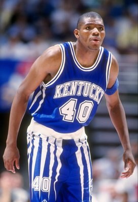 3 Dec 1994:  Forward Walter McCarty of the Kentucky Wildcats looks on during a game against the UCLA Bruins.  UCLA won the game, 82-81. Mandatory Credit: Al Bello  /Allsport