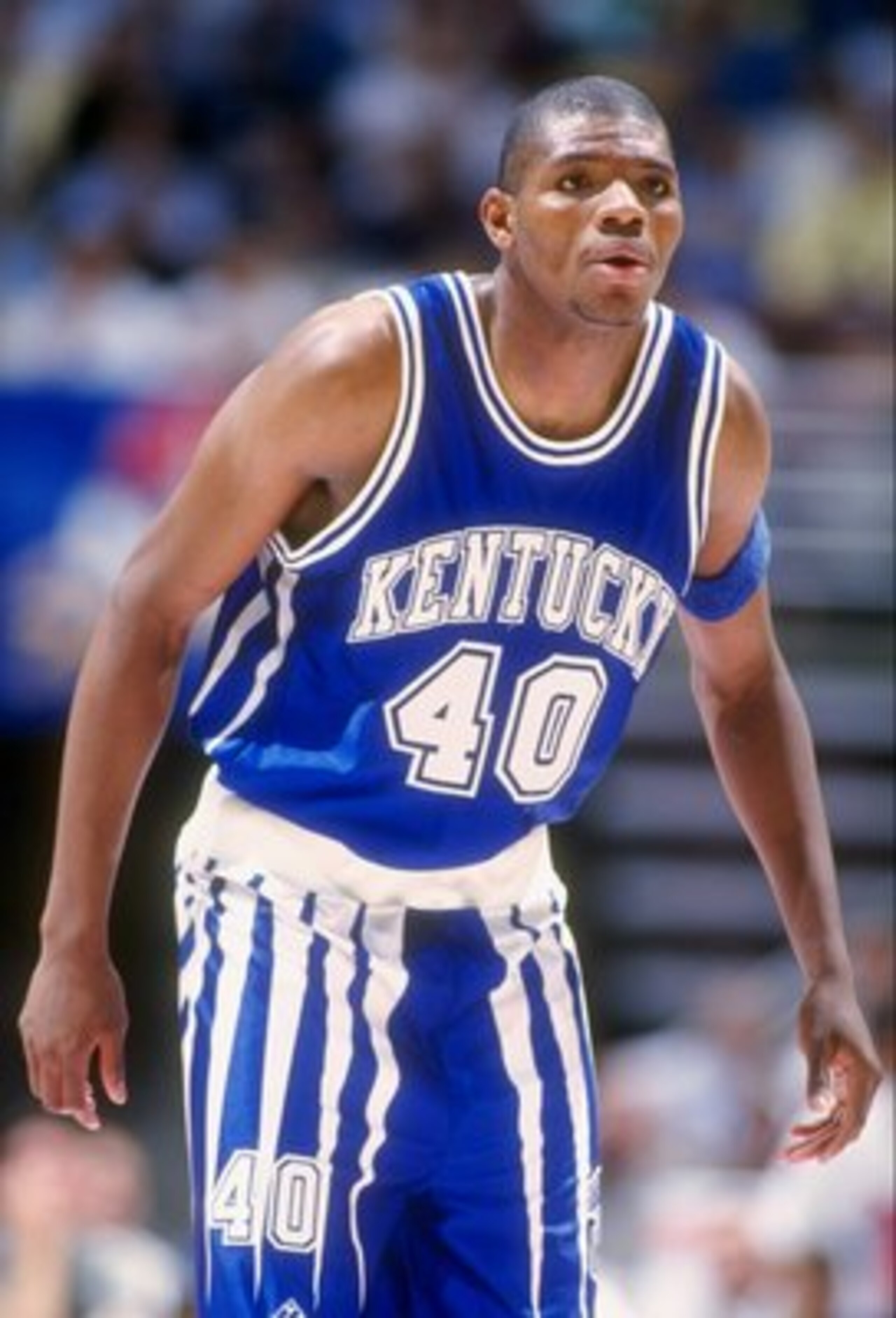 3 Dec 1994:  Forward Walter McCarty of the Kentucky Wildcats looks on during a game against the UCLA Bruins.  UCLA won the game, 82-81. Mandatory Credit: Al Bello  /Allsport