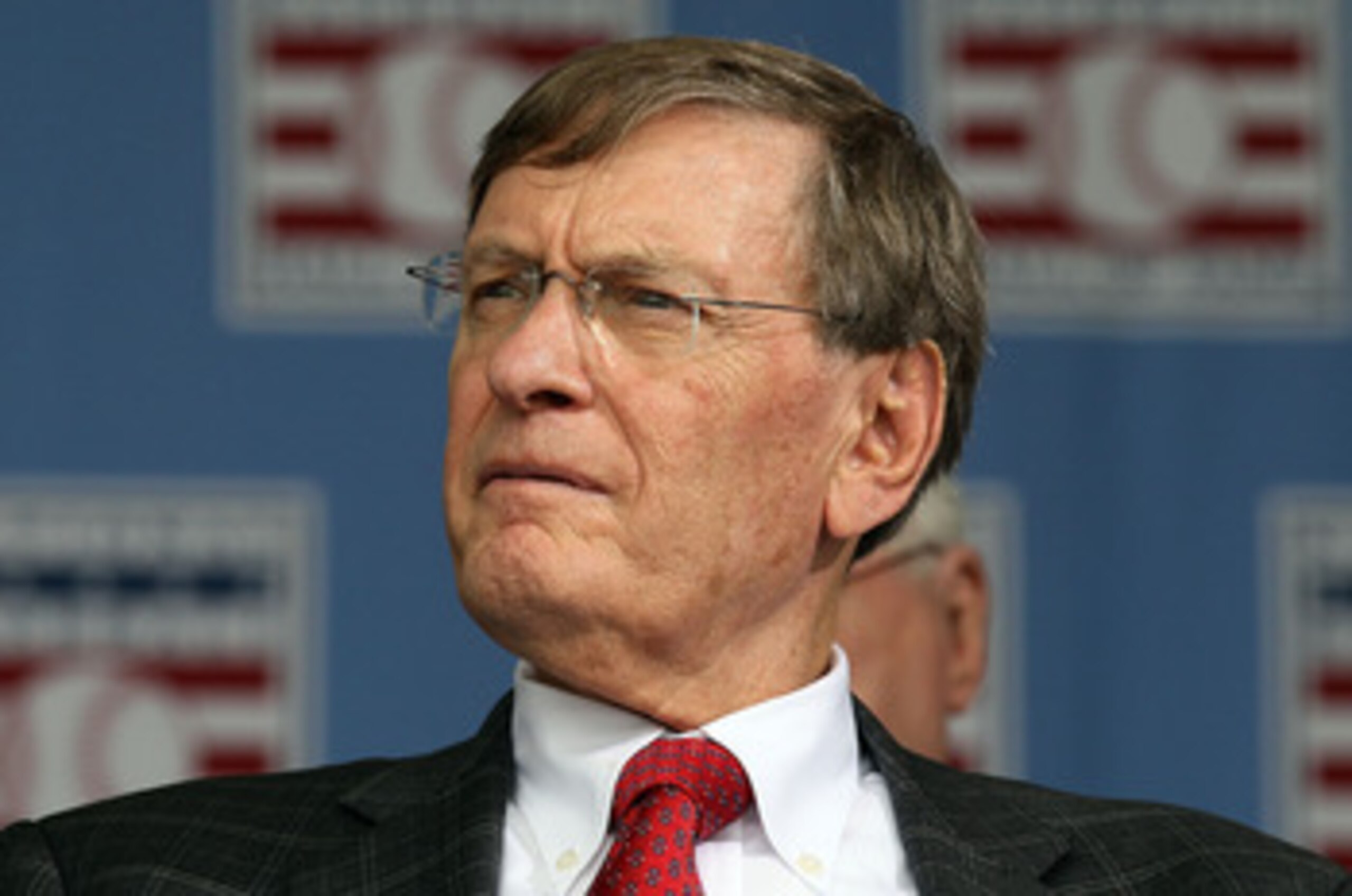 COOPERSTOWN, NY - JULY 25:  MLB commissioner Bud Selig attends the Baseball Hall of Fame induction ceremony at Clark Sports Center on July 25, 20010 in Cooperstown, New York. (Photo by Jim McIsaac/Getty Images)