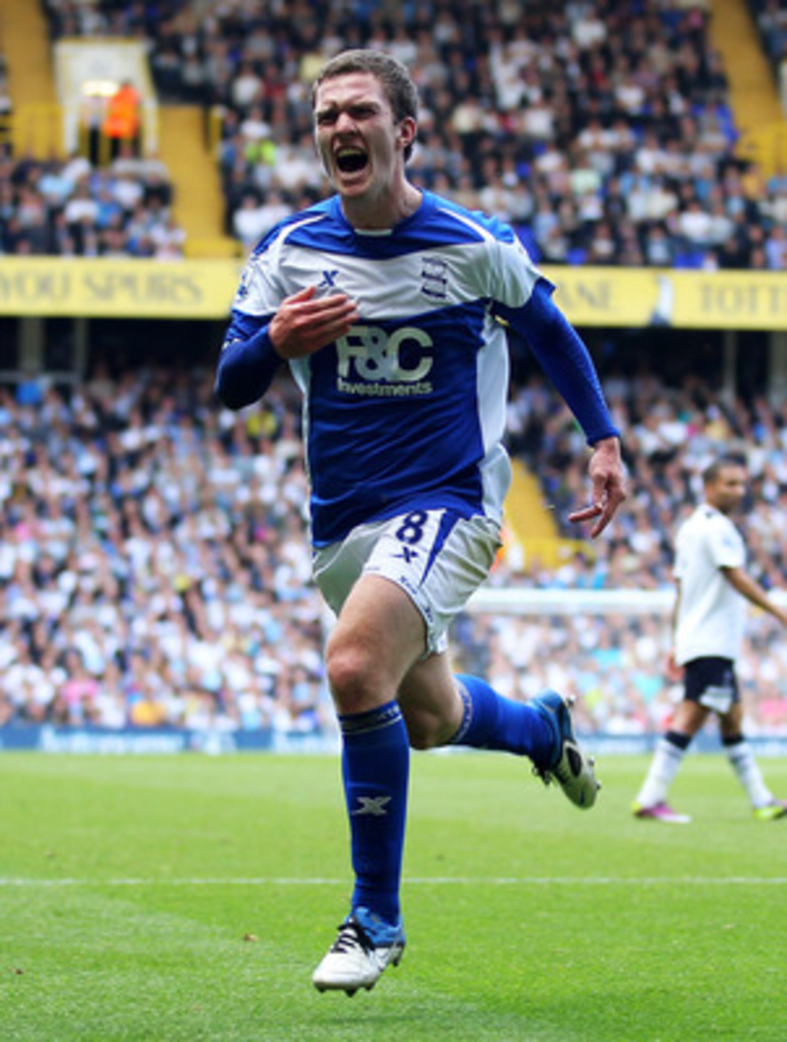 LONDON, ENGLAND - MAY 22:  Craig Gardner of Birmingham City celebrates his goal during the Barclays Premier League match between Tottenham Hotspur and Birmingham City at White Hart Lane on May 22, 2011 in London, England.  (Photo by Julian Finney/Getty Im