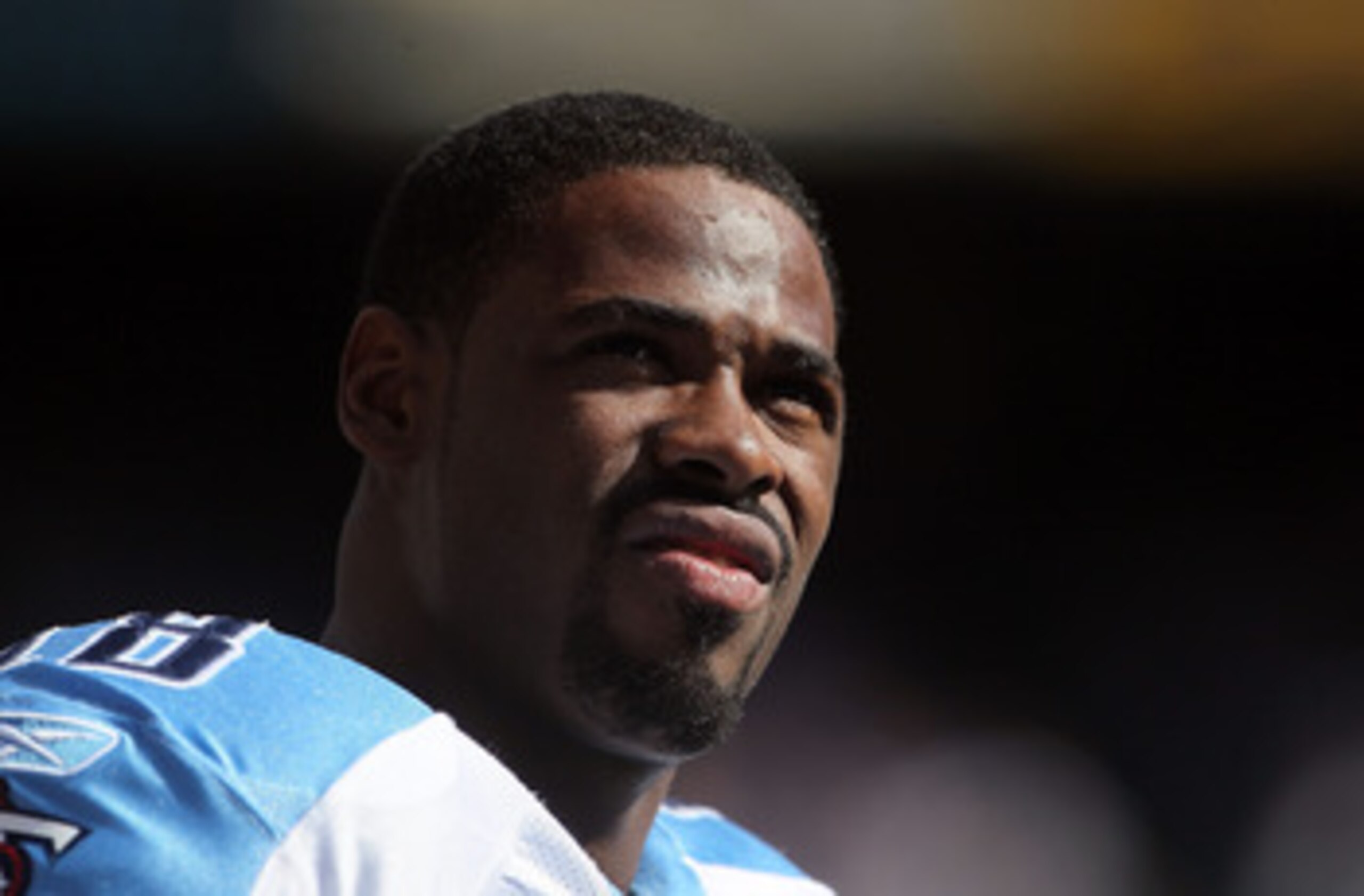SAN DIEGO - OCTOBER 31:  Kenny Britt #18 of the Tennessee Titans looks on from the sideline against the San Diego Chargers at Qualcomm Stadium on October 31, 2010 in San Diego, California. The Chargers defeated the Titans 33-25.  (Photo by Jeff Gross/Gett