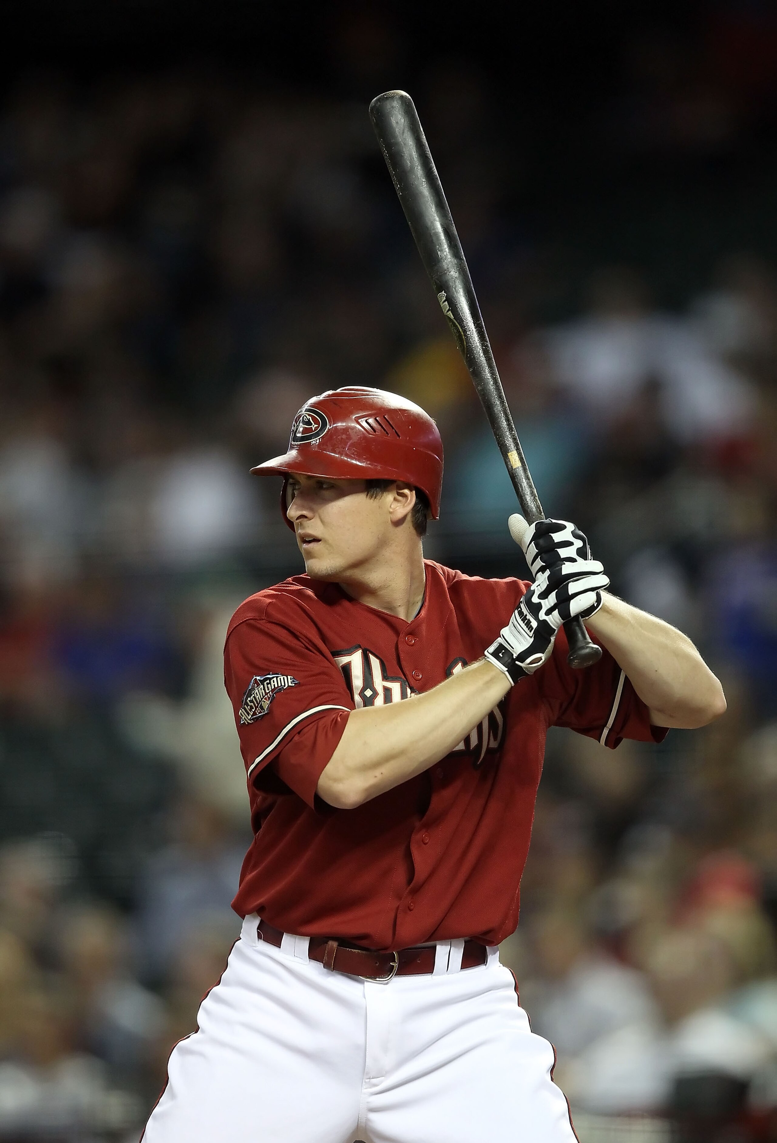 PHOENIX, AZ - MAY 18:  Kelly Johnson #2 of the Arizona Diamondbacks bats against the Atlanta Braves during the Major League Baseball game at Chase Field on May 18, 2011 in Phoenix, Arizona.  The Diamondbacks defeated the Braves 5-4 in eleven innings.  (Ph