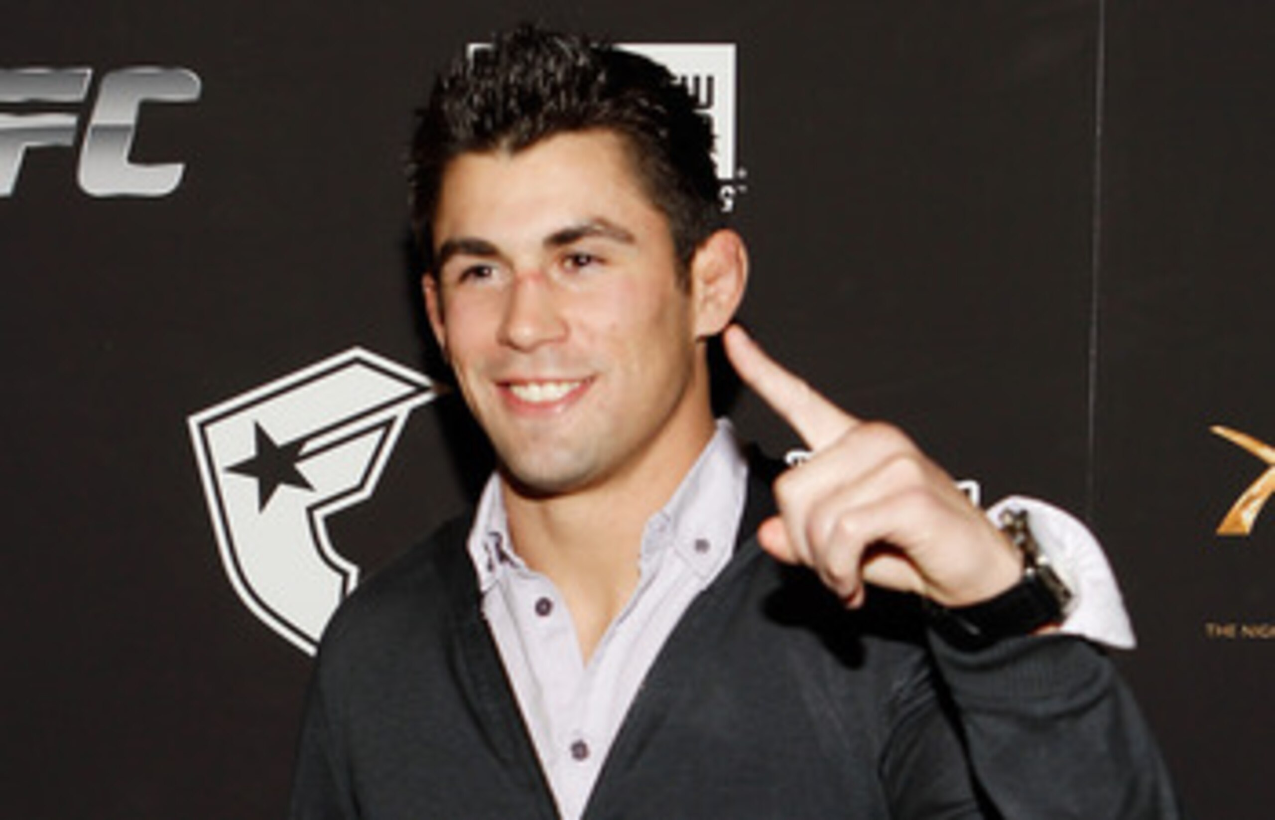 LAS VEGAS - FEBRUARY 15: UFC fighter Dominick Cruz arrives at UFC, Famous Stars and Straps and New Era's 'The Magic Party' at XS the nightclub on February 15, 2011 in Las Vegas, Nevada. (Photo by Isaac Brekken/Getty Images) LAS VEGAS - FEBRUARY 15: UFC fighter Dominick Cruz arrives at UFC, Famous Stars and Straps and New Era's 'The Magic Party' at XS the nightclub on February 15, 2011 in Las Vegas, Nevada. (Photo by Isaac Brekken/Getty Images)