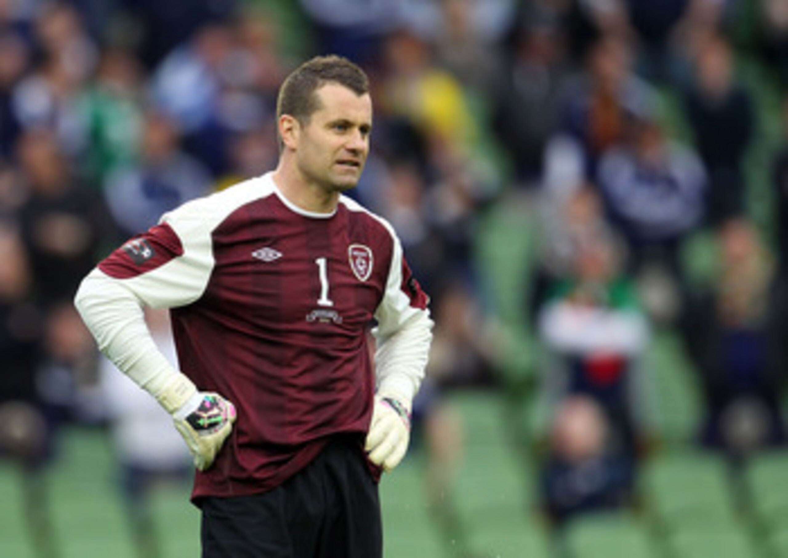 DUBLIN, IRELAND - MAY 29:  Shay Given of Republic of Ireland looks on during the Carling Nations Cup match between Republic of Ireland and Scotland at the Aviva Stadium on May 29, 2011 in Dublin, Ireland.  (Photo by Julian Finney/Getty Images)