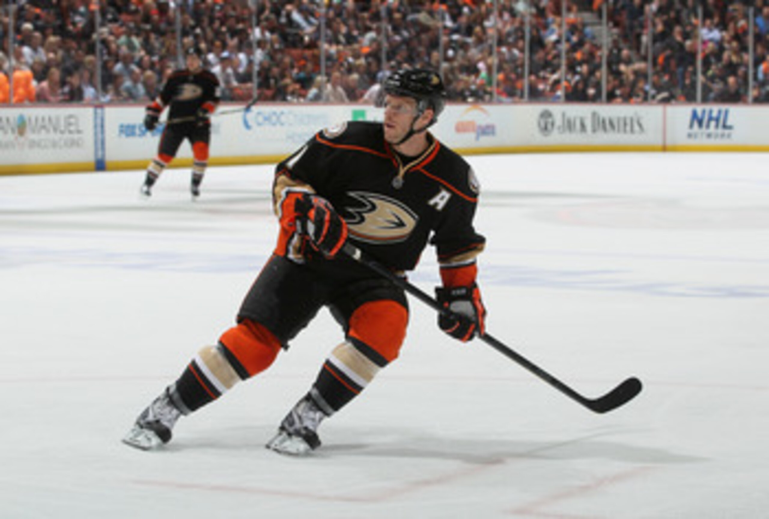 ANAHEIM, CA - APRIL 15:  Saku Koivu #11 of the Anaheim Ducks skates against the Nashville Predators in Game Two of the Western Conference Quarterfinals during the 2011 NHL Stanley Cup Playoffs at Honda Center on April 15, 2011 in Anaheim, California.  (Ph