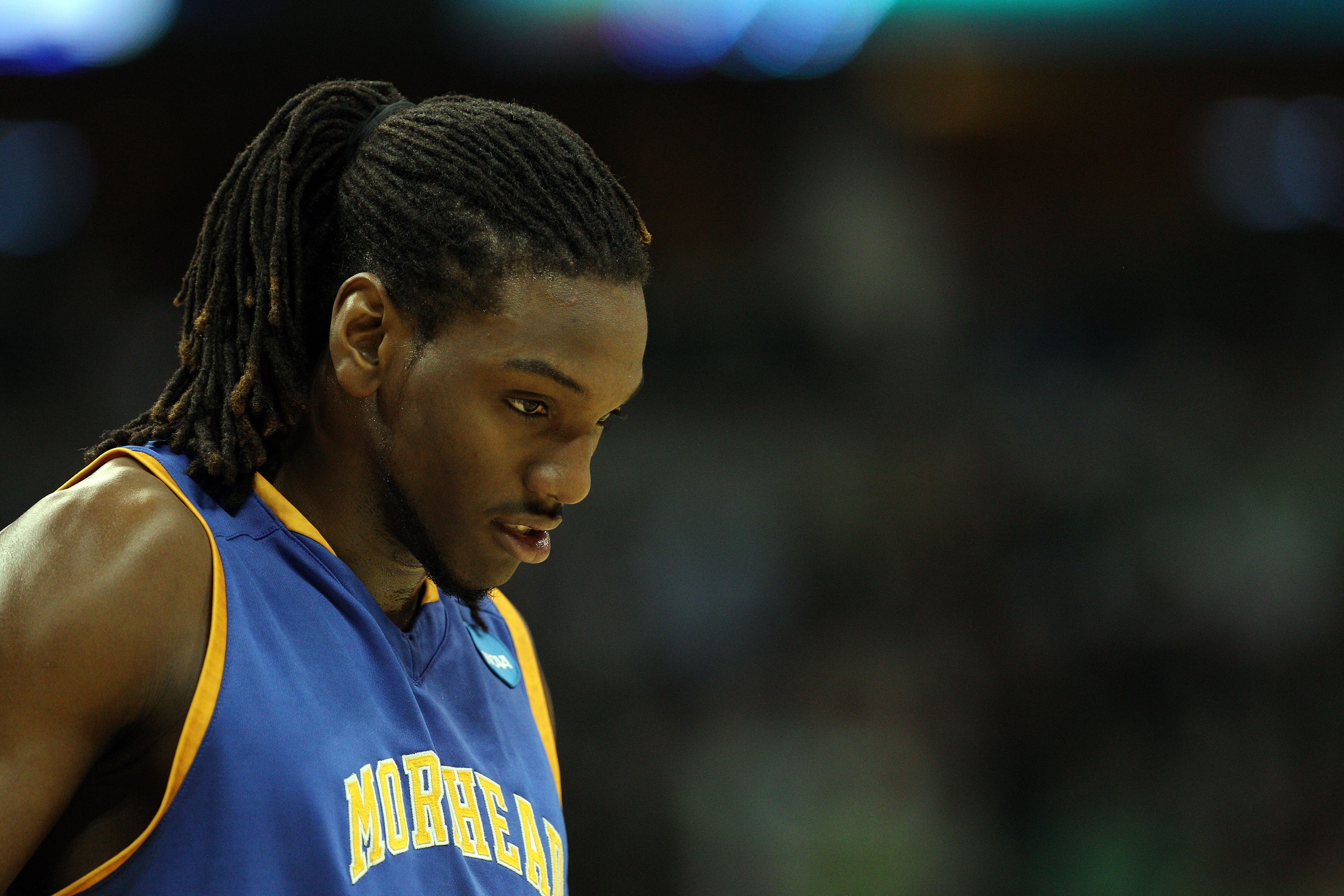 DENVER, CO - MARCH 17: Kenneth Faried #35 of the Morehead State Eagles looks on during the second round of the 2011 NCAA men's basketball tournament at Pepsi Center on March 17, 2011 in Denver, Colorado. (Photo by Justin Edmonds/Getty Images) DENVER, CO - MARCH 17: Kenneth Faried #35 of the Morehead State Eagles looks on during the second round of the 2011 NCAA men's basketball tournament at Pepsi Center on March 17, 2011 in Denver, Colorado. (Photo by Justin Edmonds/Getty Images)