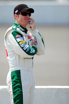 BROOKLYN, MI - JUNE 18:  Dale Earnhardt Jr., driver of the #88 Amp Energy/National Guard Chevrolet, looks on during qualifying for the NASCAR Sprint Cup Series Heluva Good! Sour Cream Dips 400 at Michigan International Speedway on June 18, 2011 in Brookly