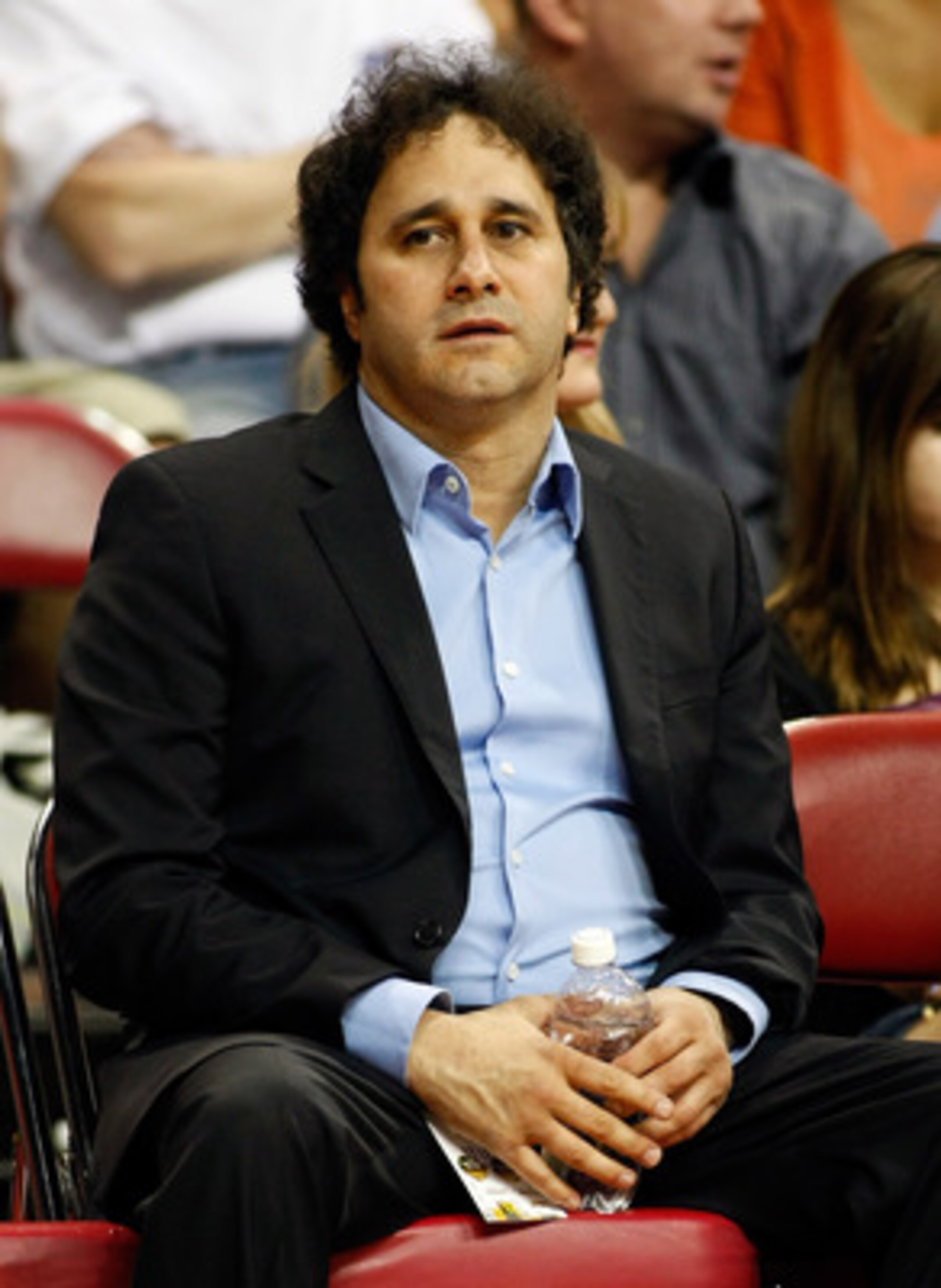 LAS VEGAS - OCTOBER 13:  Palms Casino Resort President George Maloof watches a preseason game between the Sacramento Kings and the Los Angeles Lakers at the Thomas & Mack Center October 13, 2010 in Las Vegas, Nevada. The Lakers won 98-95. NOTE TO USER: Us