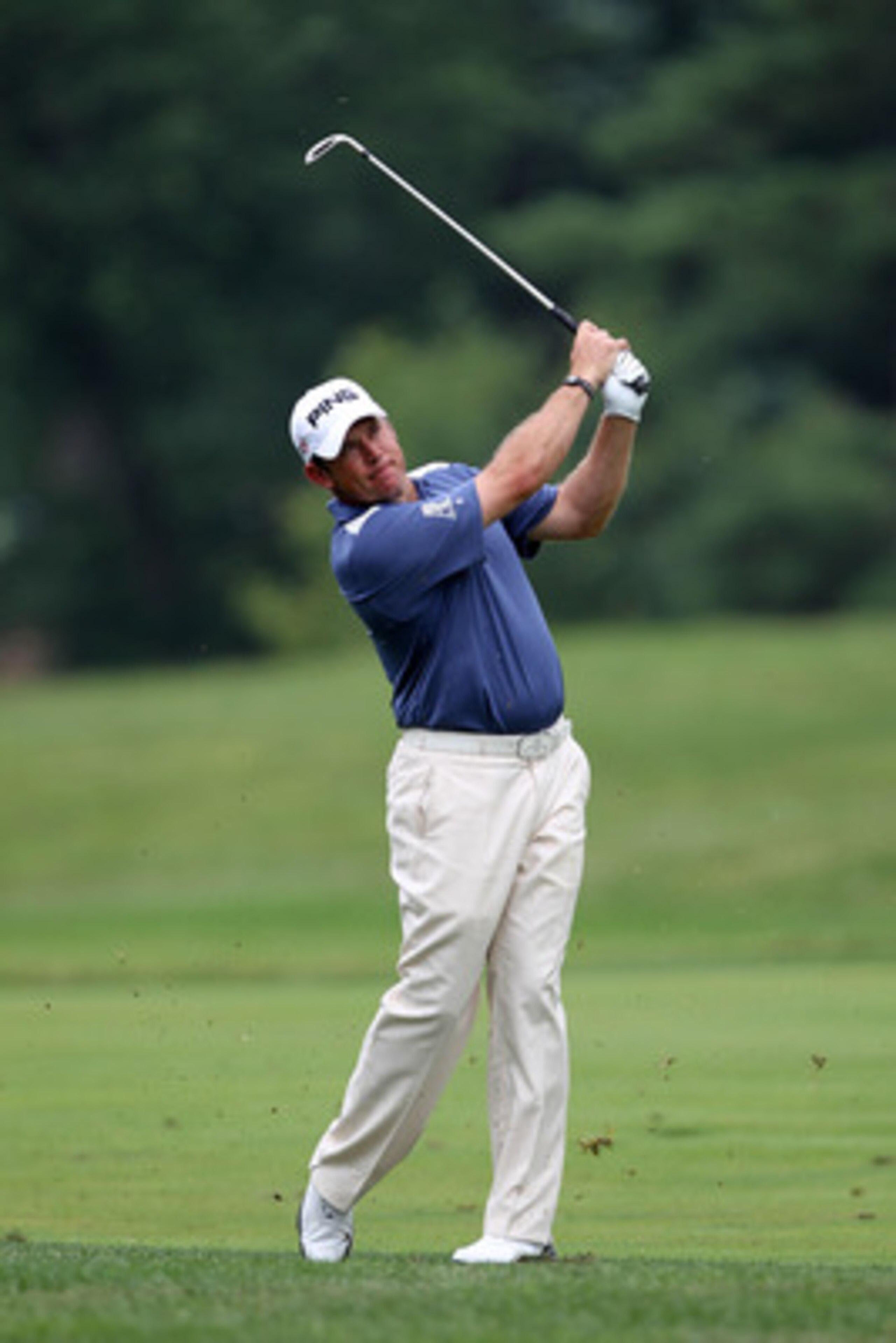 BETHESDA, MD - JUNE 19: Lee Westwood of England watches his approach shot to the first hole during the final round of the 111th U.S. Open at Congressional Country Club on June 19, 2011 in Bethesda, Maryland. (Photo by Jamie Squire/Getty Images) BETHESDA, MD - JUNE 19: Lee Westwood of England watches his approach shot to the first hole during the final round of the 111th U.S. Open at Congressional Country Club on June 19, 2011 in Bethesda, Maryland. (Photo by Jamie Squire/Getty Images)