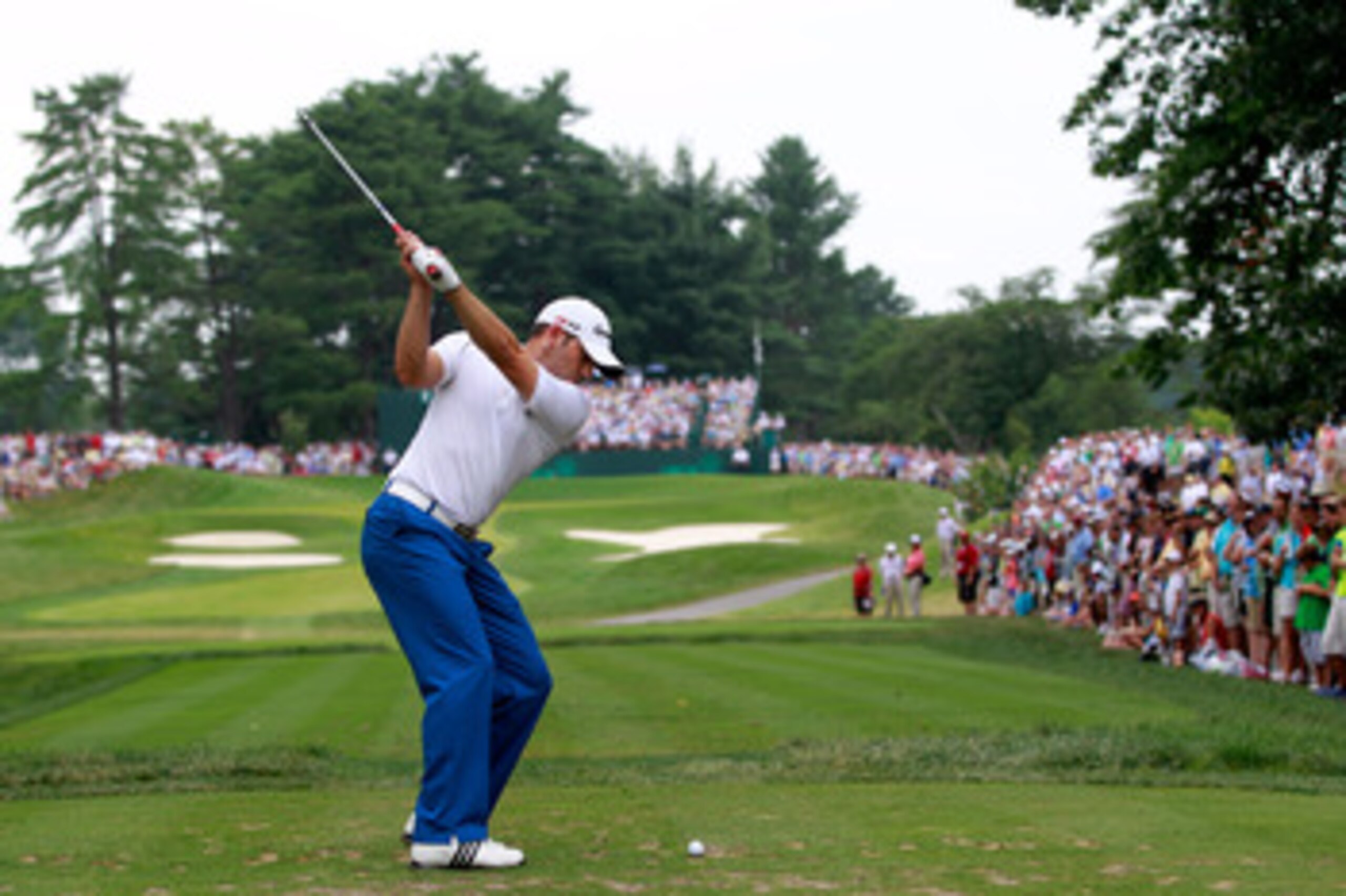 BETHESDA, MD - JUNE 19: Sergio Garcia of Spain hits his tee shot on the seventh hole during the final round of the 111th U.S. Open at Congressional Country Club on June 19, 2011 in Bethesda, Maryland. (Photo by Chris Trotman/Getty Images) BETHESDA, MD - JUNE 19: Sergio Garcia of Spain hits his tee shot on the seventh hole during the final round of the 111th U.S. Open at Congressional Country Club on June 19, 2011 in Bethesda, Maryland. (Photo by Chris Trotman/Getty Images)