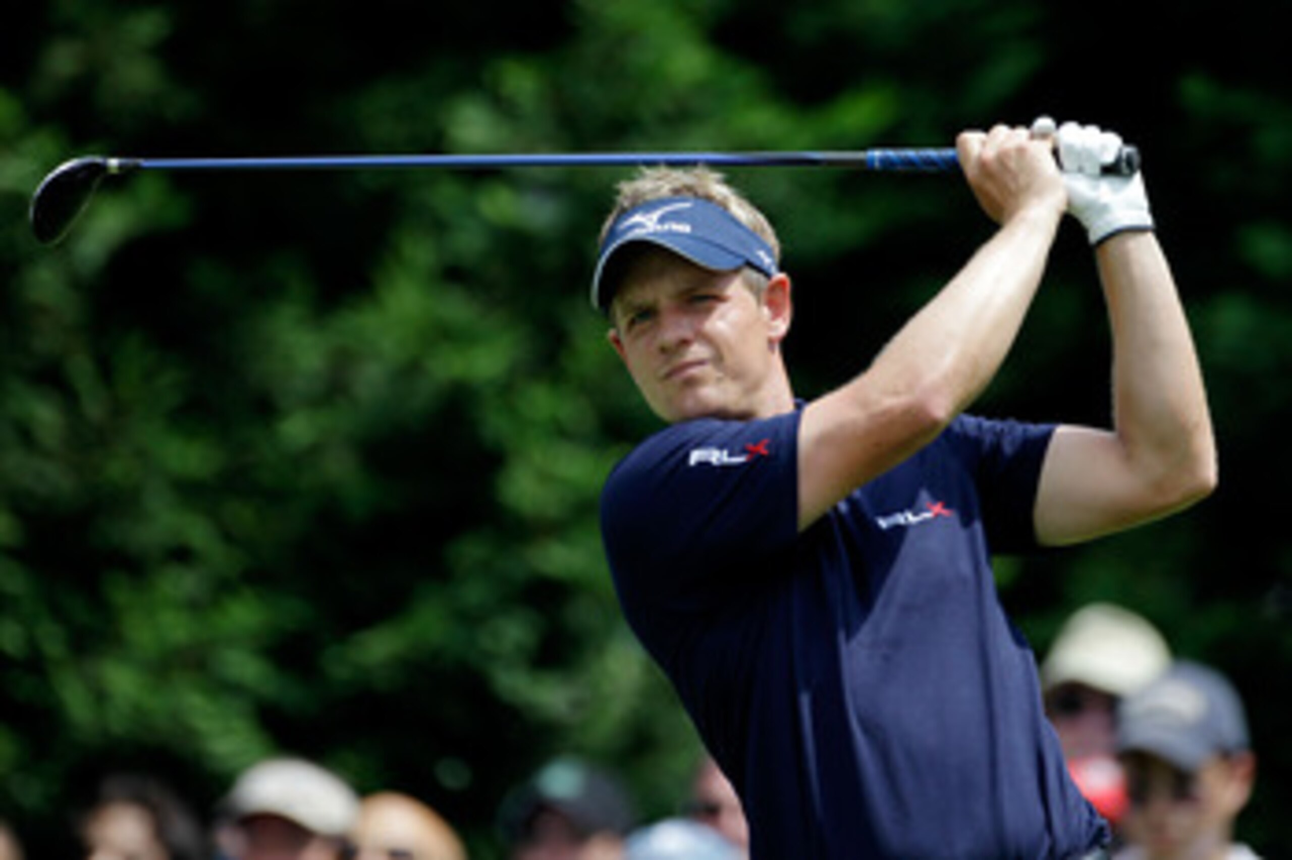 BETHESDA, MD - JUNE 18: Luke Donald of England hits his tee shot on the fifth hole during the third round of the 111th U.S. Open at Congressional Country Club on June 18, 2011 in Bethesda, Maryland. (Photo by Rob Carr/Getty Images) BETHESDA, MD - JUNE 18: Luke Donald of England hits his tee shot on the fifth hole during the third round of the 111th U.S. Open at Congressional Country Club on June 18, 2011 in Bethesda, Maryland. (Photo by Rob Carr/Getty Images)