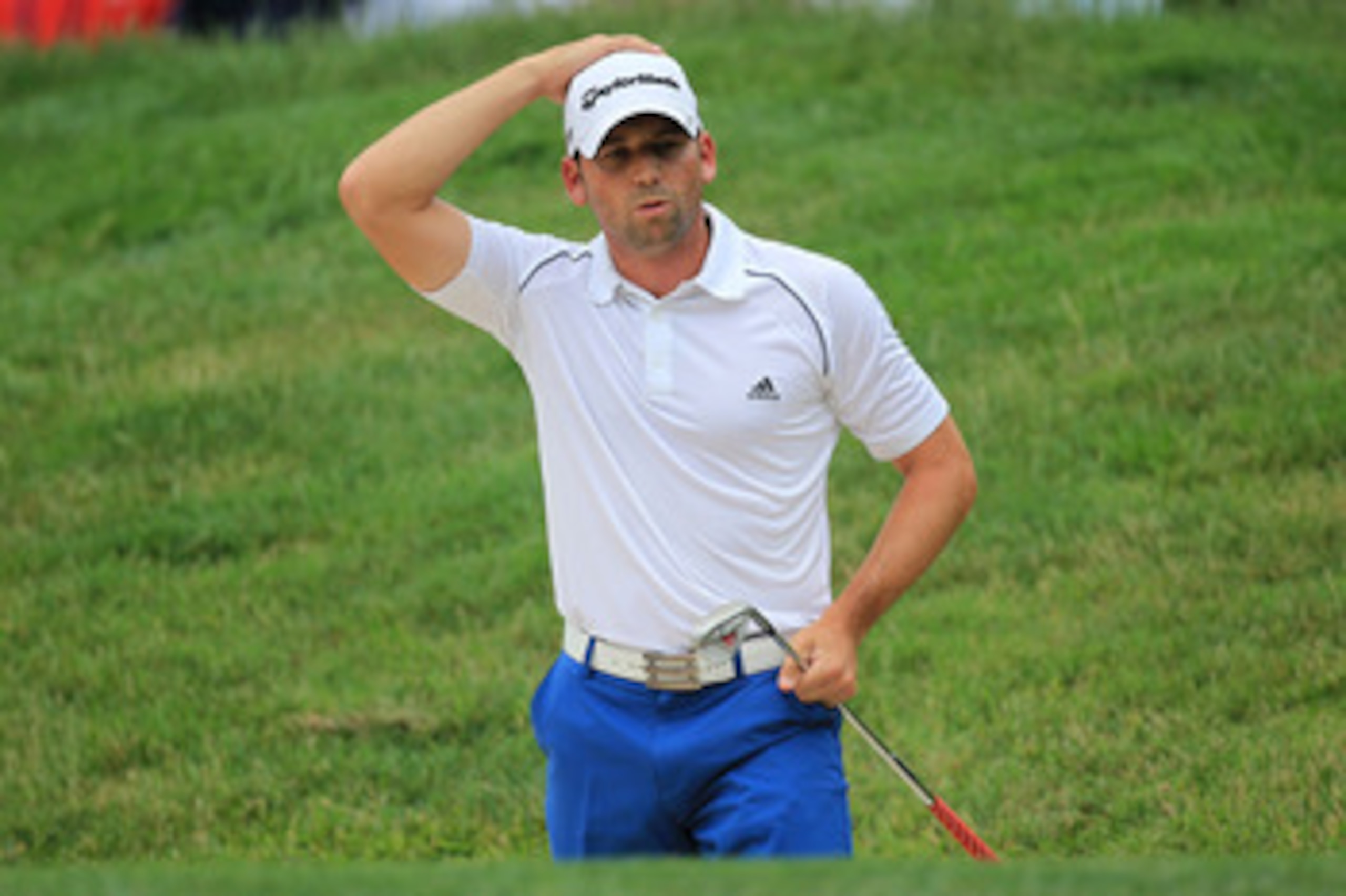 BETHESDA, MD - JUNE 19: Sergio Garcia of Spain watches a bunker shot on the second hole during the final round of the 111th U.S. Open at Congressional Country Club on June 19, 2011 in Bethesda, Maryland. (Photo by David Cannon/Getty Images) BETHESDA, MD - JUNE 19: Sergio Garcia of Spain watches a bunker shot on the second hole during the final round of the 111th U.S. Open at Congressional Country Club on June 19, 2011 in Bethesda, Maryland. (Photo by David Cannon/Getty Images)