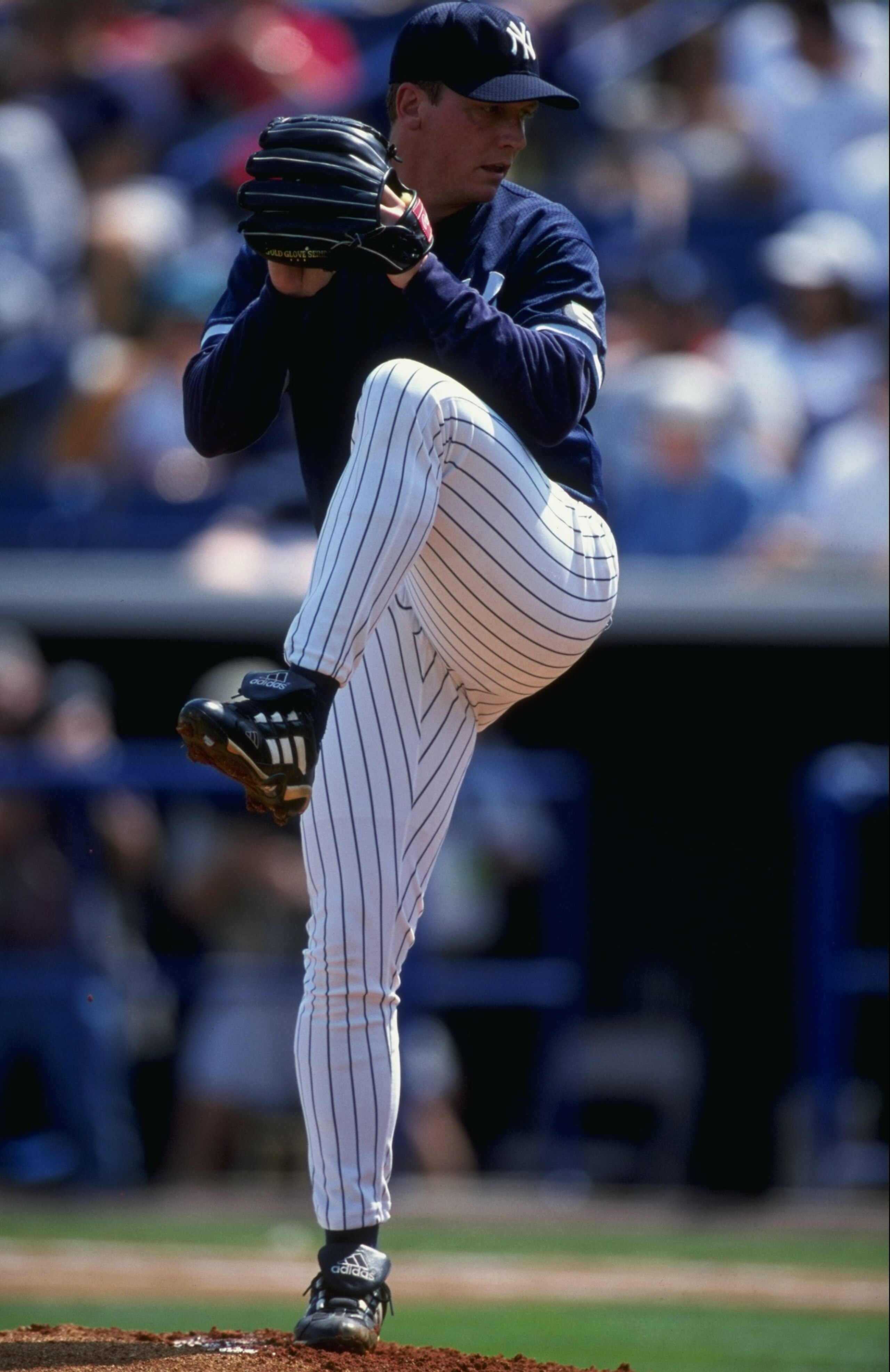17 Mar 1999:  Pitcher David Cone #36 of the New York Yankees pitching the ball during the Spring Training game against the Tampa Bay Devil Rays at the Legends Field in Tampa, Florida. The Devil Rays defeated the Yankees 3-2. Mandatory Credit: Vincent Lafo