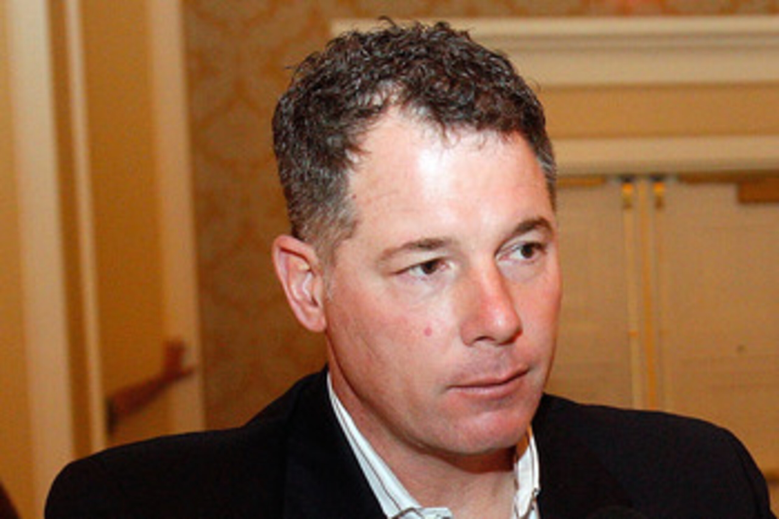 NEW ORLEANS, LA - MARCH 22:  Cleveland Browns head coach Pat Shurmur answers questions from the media during the NFL Annual Meetings at the Roosevelt Hotel on March 22, 2011 in New Orleans, Louisiana. Despite a NFL owners imposed lockout in effect since M