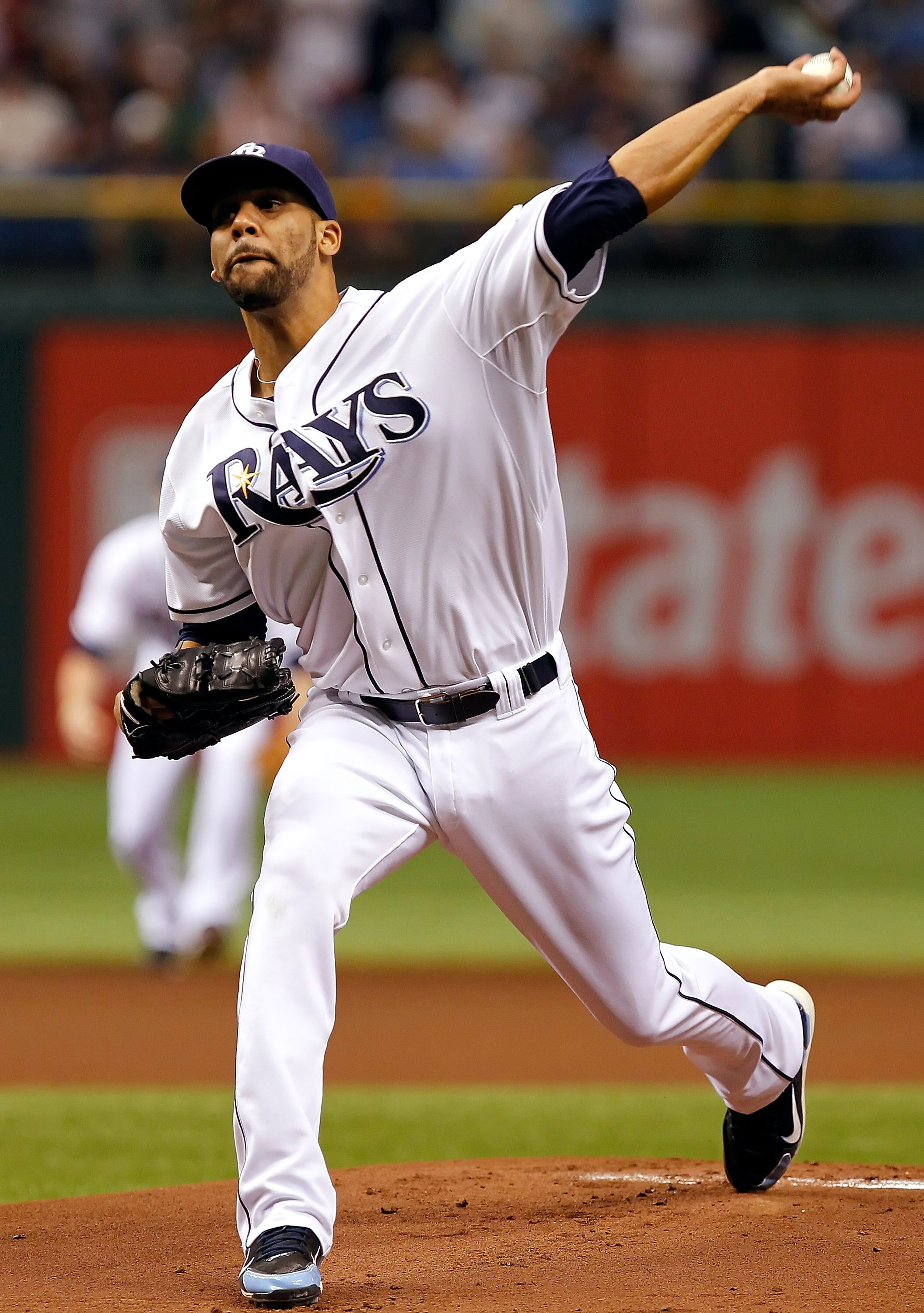 ST PETERSBURG, FL - JUNE 16:  Pitcher David Price #14 of the Tampa Bay Rays pitches against the Boston Red Sox during the game at Tropicana Field on June 16, 2011 in St. Petersburg, Florida.  (Photo by J. Meric/Getty Images)