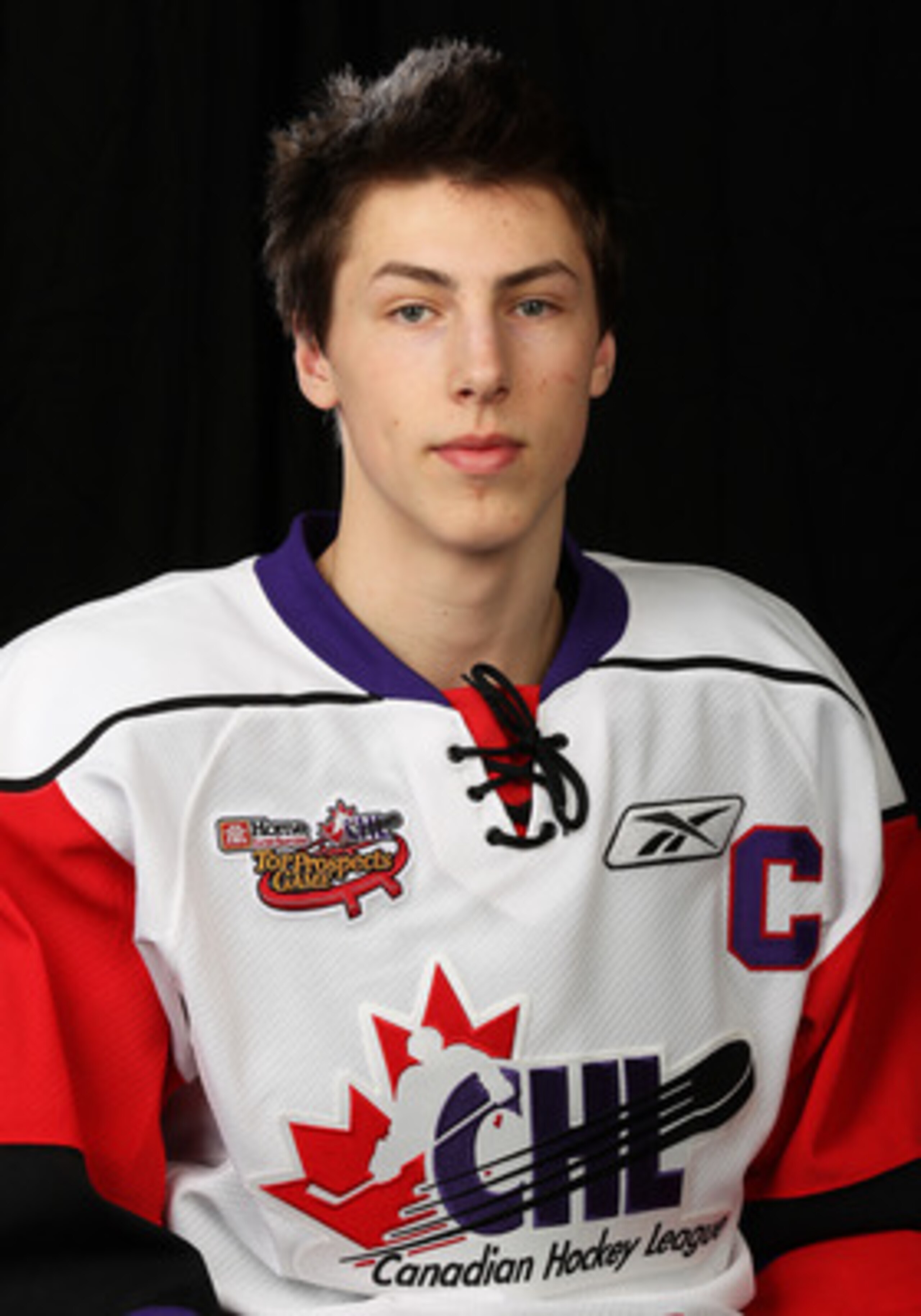 TORONTO, CAN - JANUARY 19:  Ryan Nugent-Hopkins #9 of Team Orr poses for a Head Shot prior to skating in the 2011 Home Hardware Top Prospects game on January 19, 2011 at the Air Canada Centre in Toronto, Canada. (Photo by Claus Andersen/Getty Images)